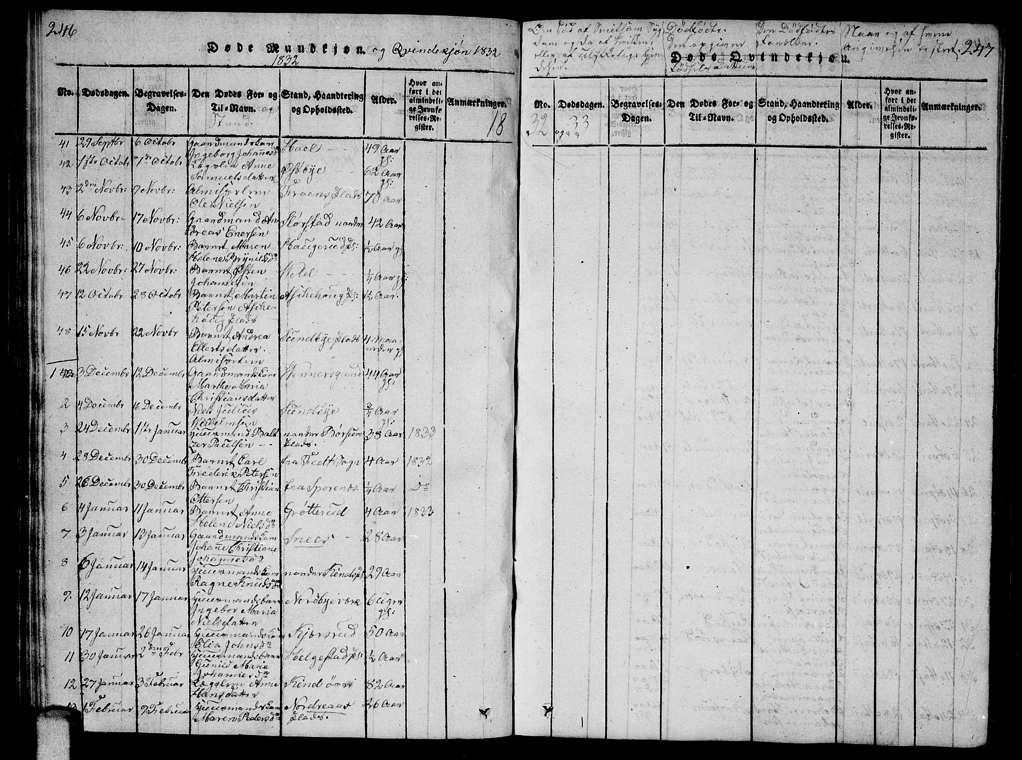 Ås prestekontor Kirkebøker, SAO/A-10894/G/Ga/L0002: Parish register (copy) no. I 2, 1820-1836, p. 246-247