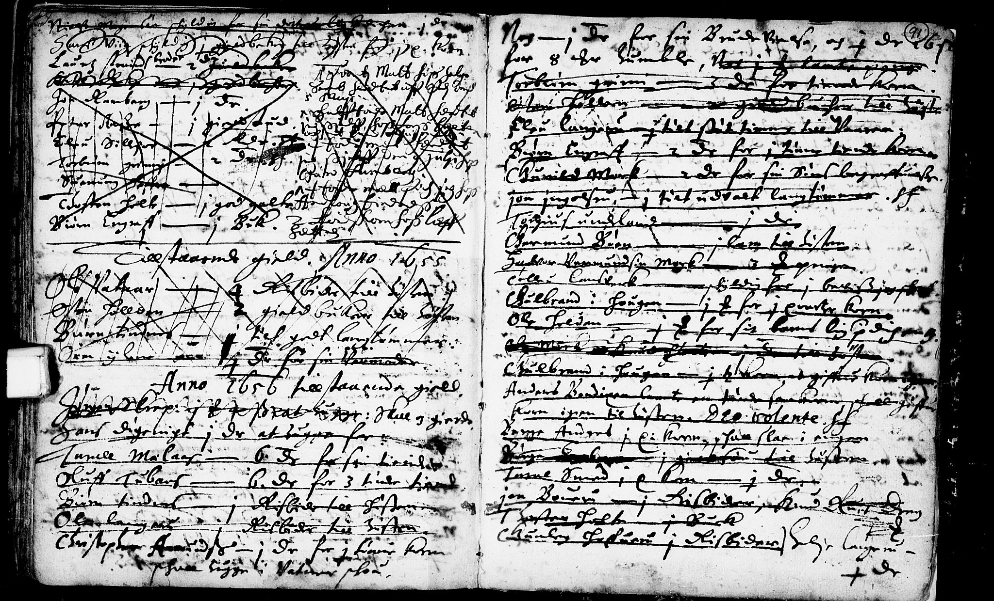 Heddal kirkebøker, SAKO/A-268/F/Fa/L0001: Parish register (official) no. I 1, 1648-1699, p. 91