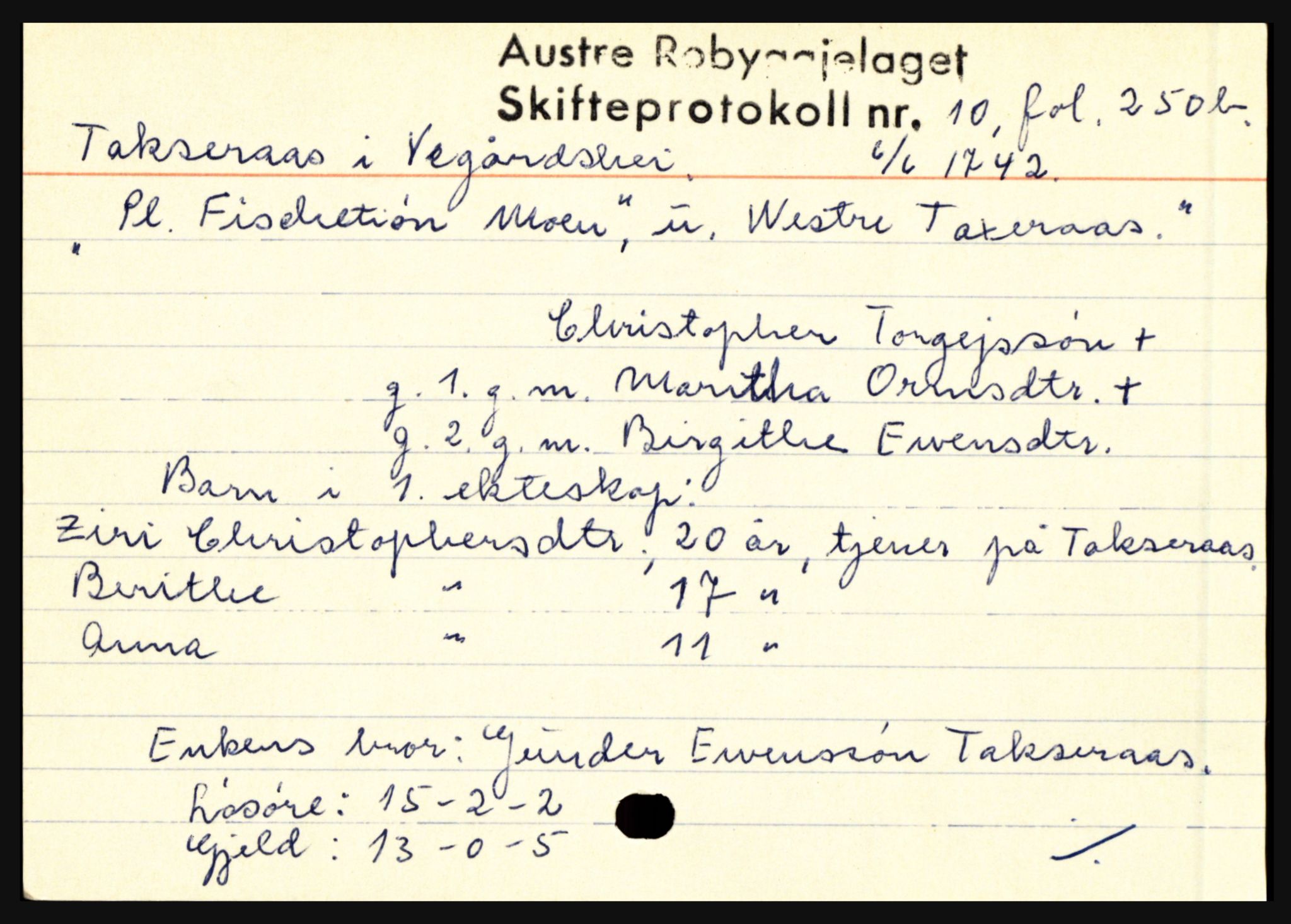 Østre Råbyggelag sorenskriveri, AV/SAK-1221-0016/H, p. 13545