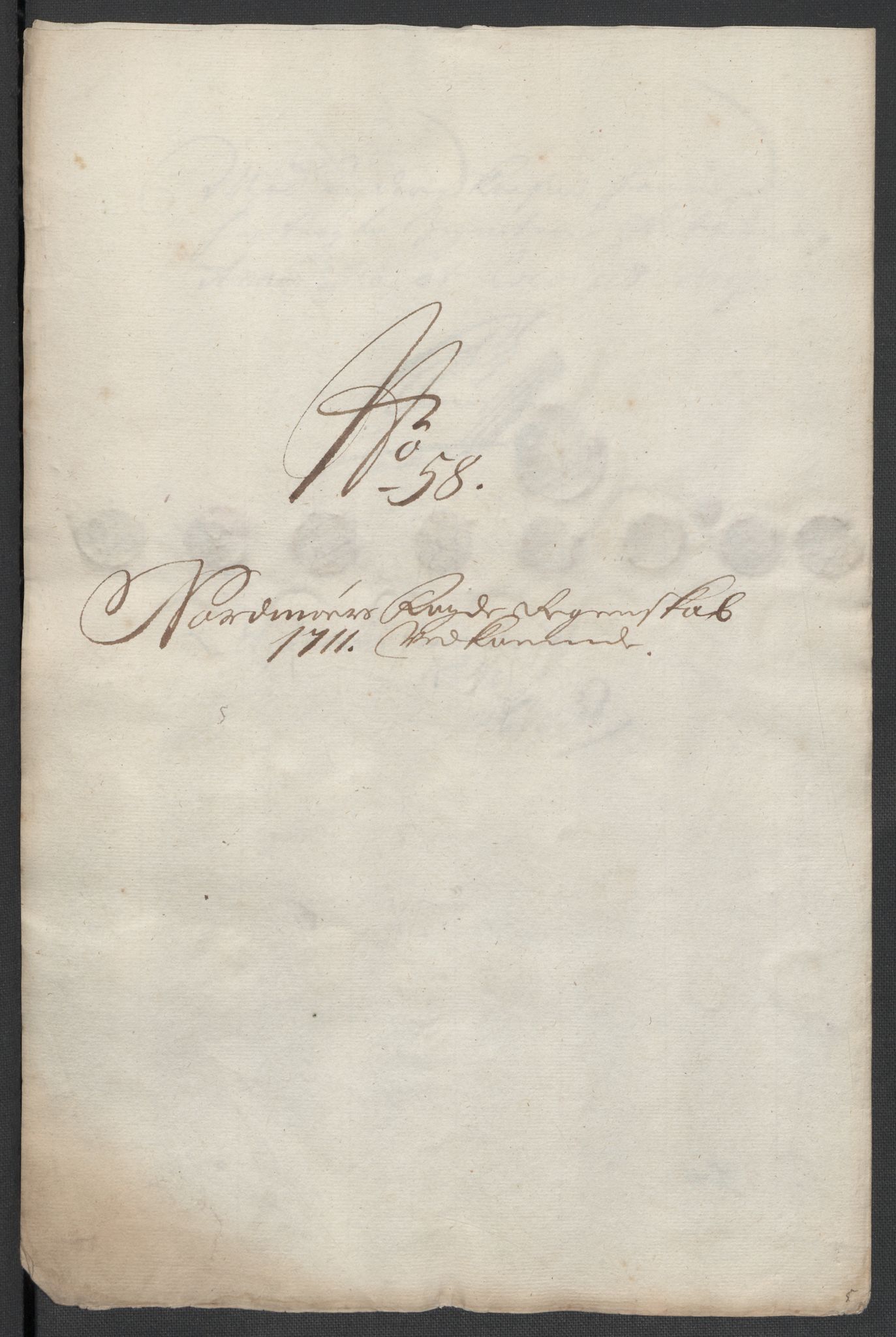 Rentekammeret inntil 1814, Reviderte regnskaper, Fogderegnskap, AV/RA-EA-4092/R56/L3745: Fogderegnskap Nordmøre, 1711, p. 404