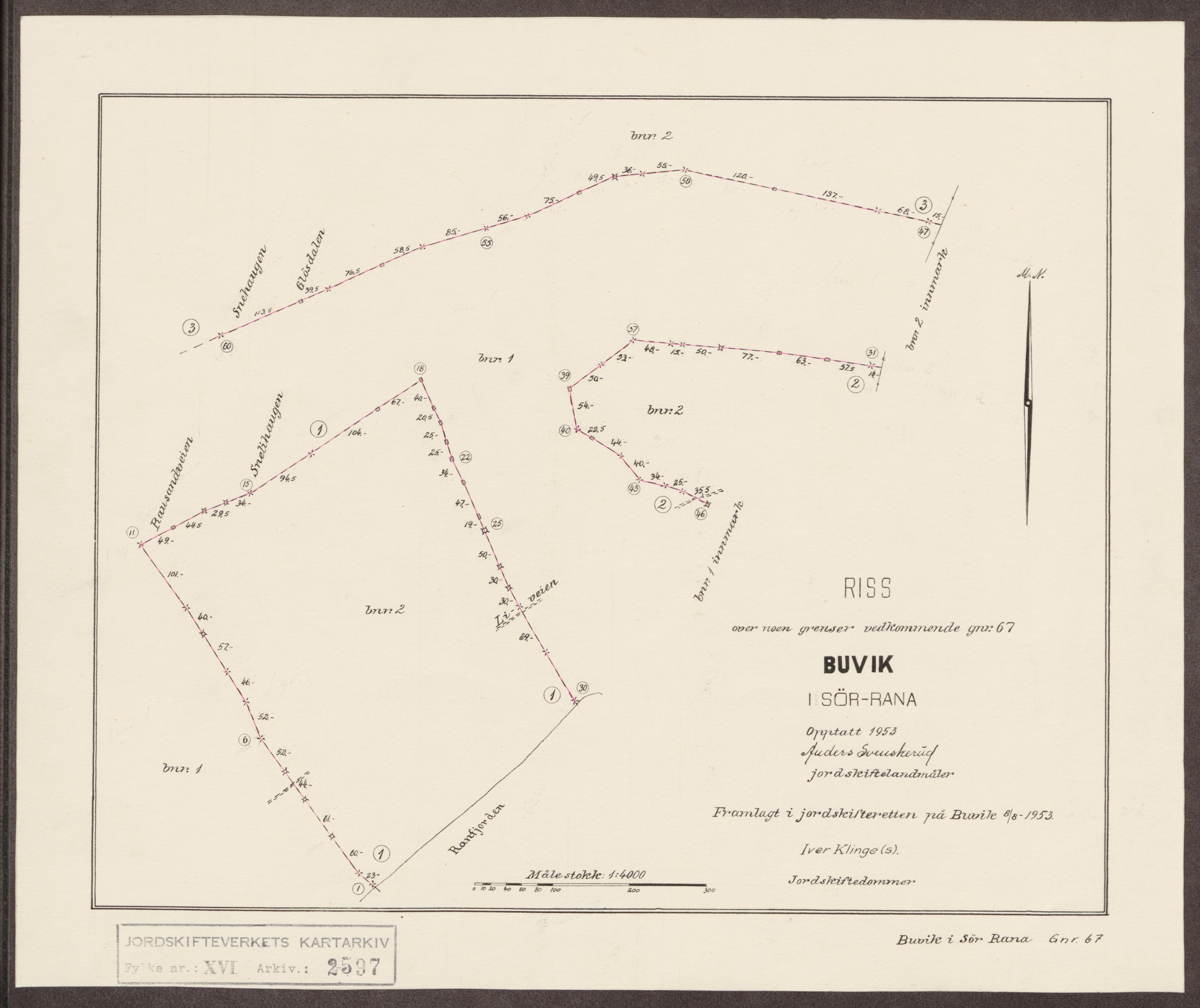 Jordskifteverkets kartarkiv, AV/RA-S-3929/T, 1859-1988, p. 3319