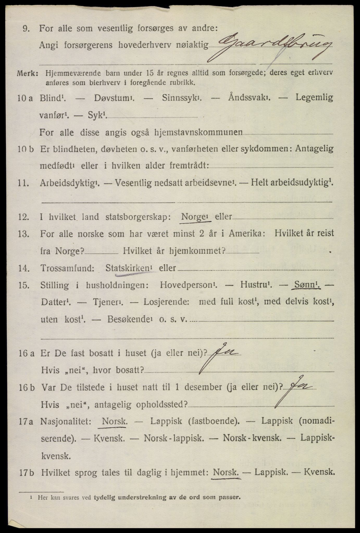 SAT, 1920 census for Borge, 1920, p. 5678