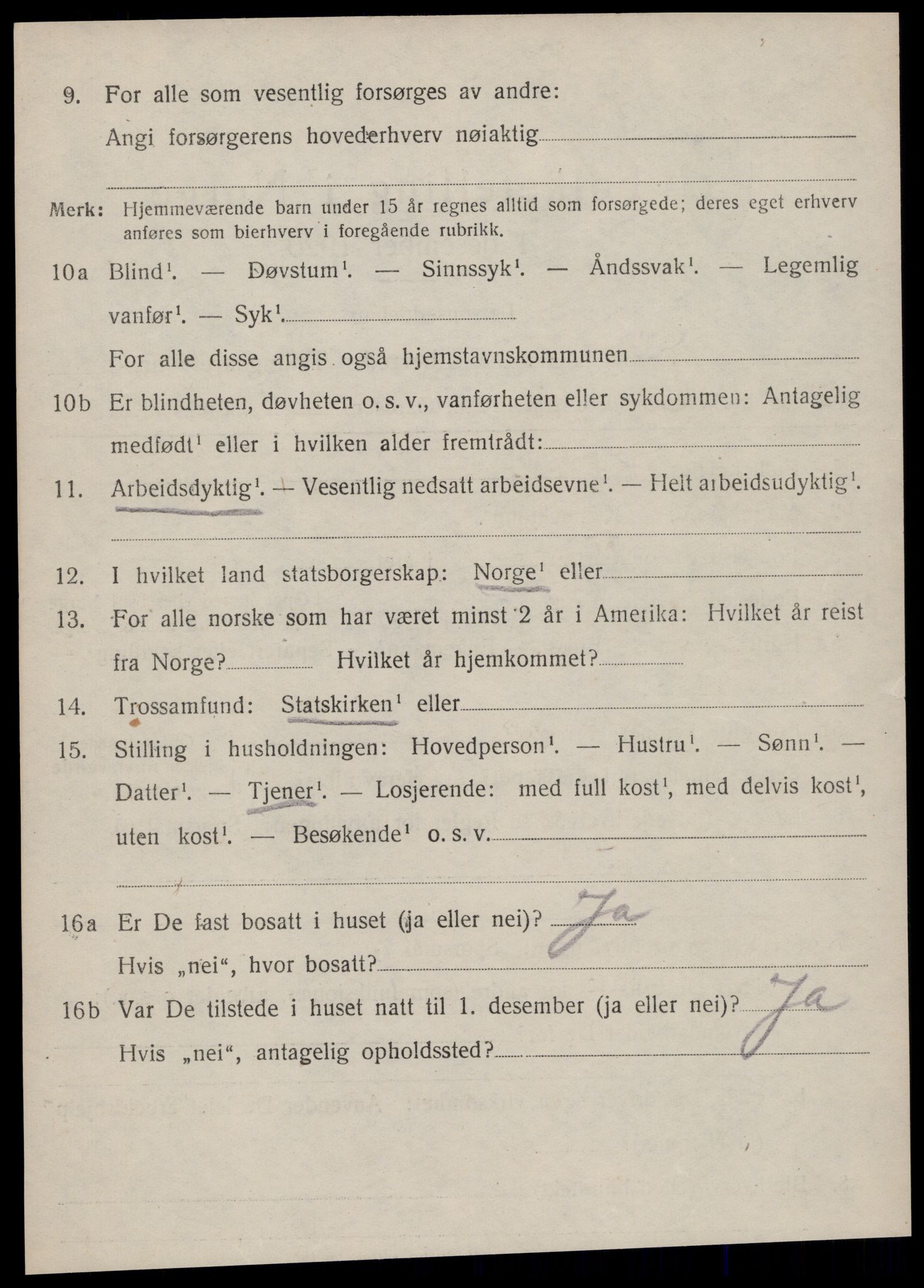 SAT, 1920 census for Norddal, 1920, p. 4282