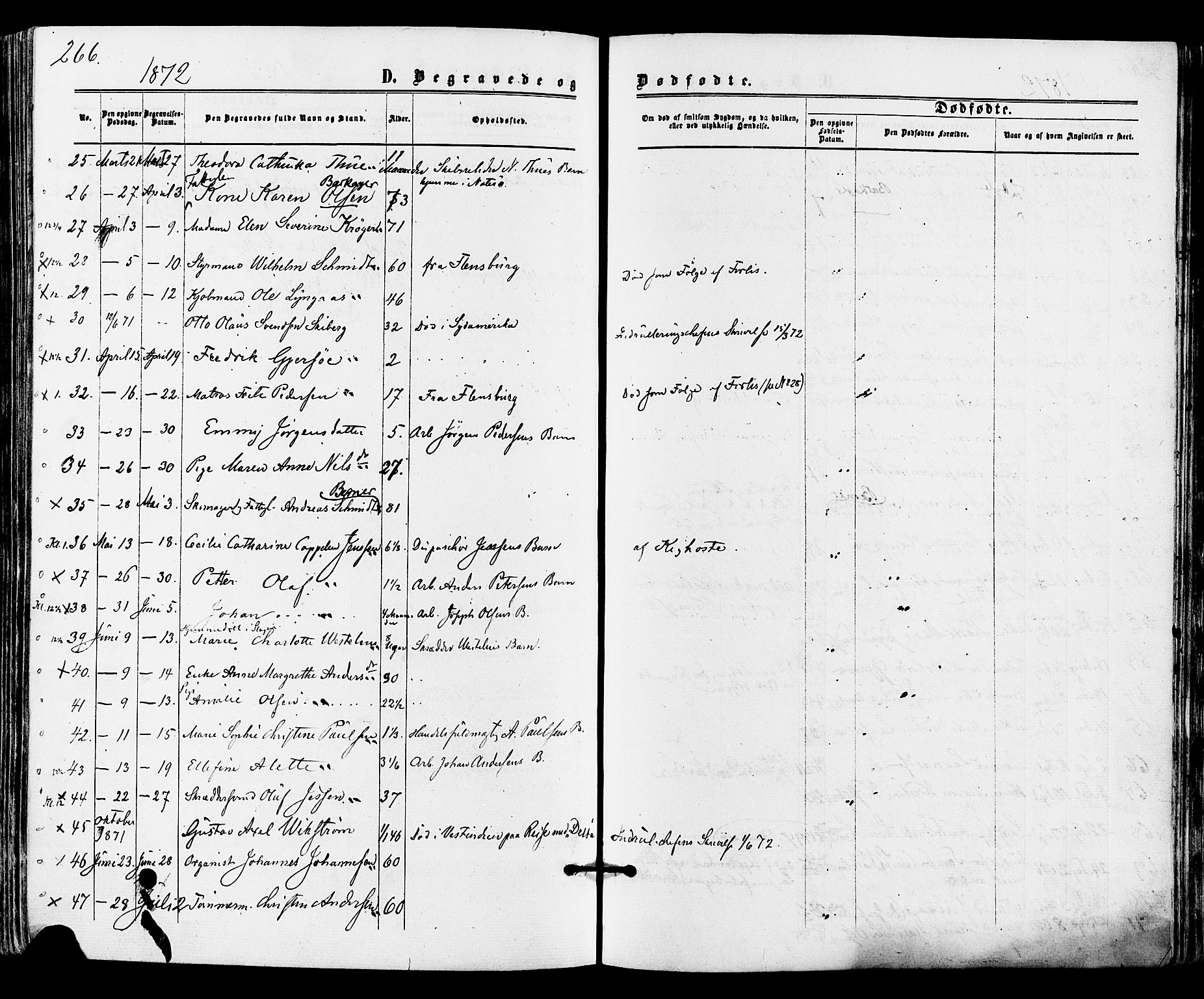 Tønsberg kirkebøker, SAKO/A-330/F/Fa/L0009: Parish register (official) no. I 9, 1865-1873, p. 266