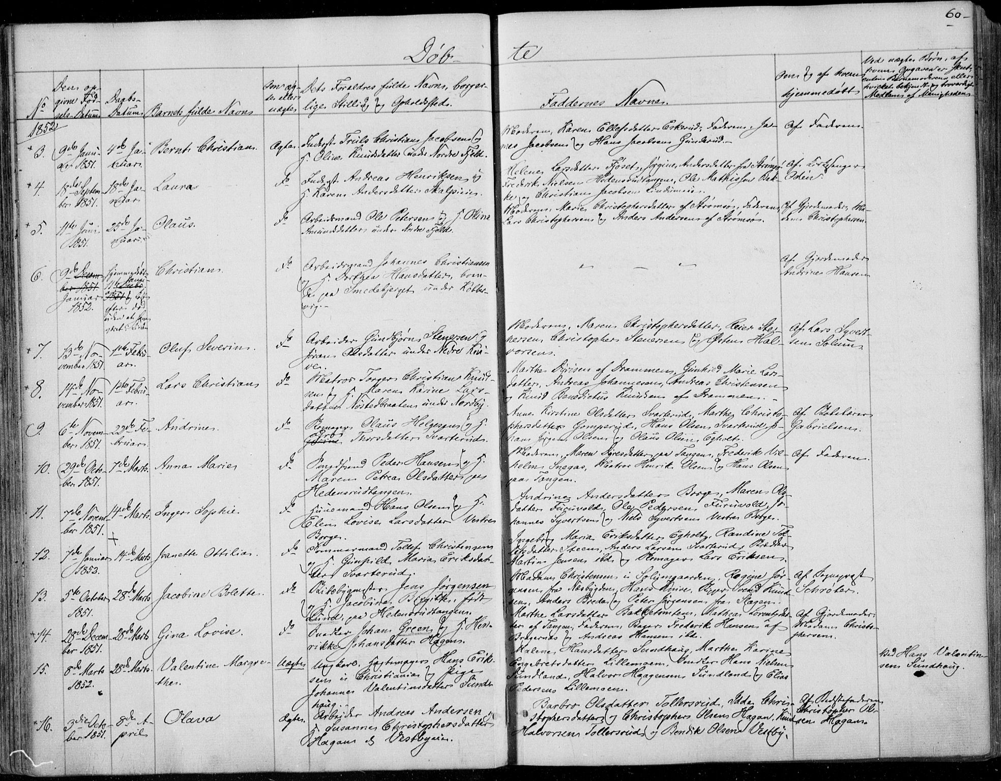 Skoger kirkebøker, AV/SAKO-A-59/F/Fa/L0003: Parish register (official) no. I 3, 1842-1861, p. 60