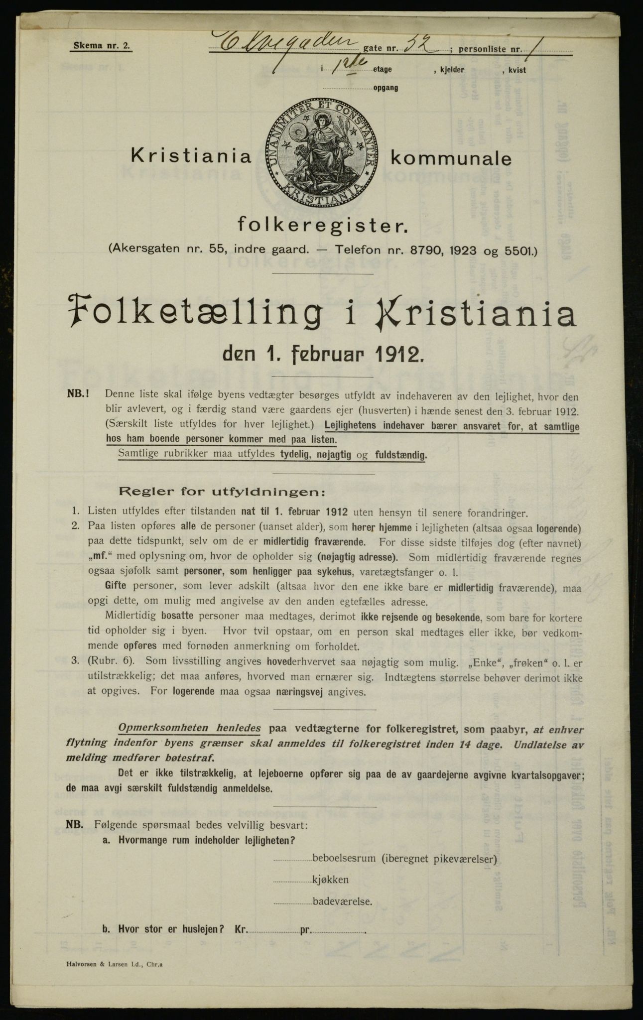 OBA, Municipal Census 1912 for Kristiania, 1912, p. 20938