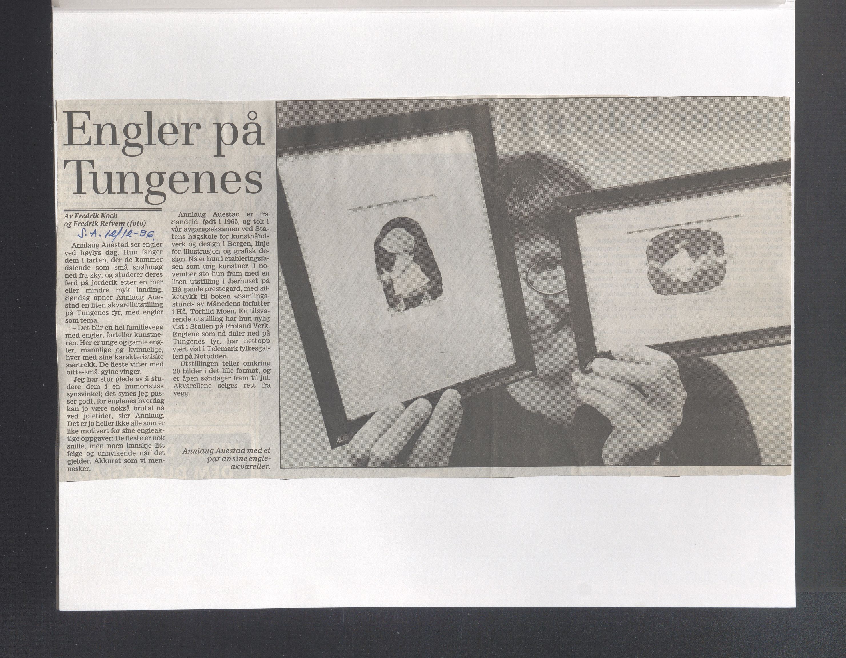 Hå kommune - Kulturetaten, IKAR/A-304/Ub/Ubb/L0011: Avisutklipp - Hå gamle prestegård, 1996-1997