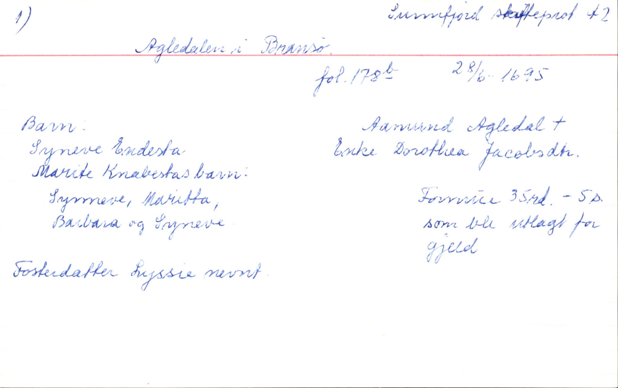 Skiftekort ved Statsarkivet i Bergen, SAB/SKIFTEKORT/003/L0002: Skifteprotokoll nr. 2, 1687-1708, p. 154