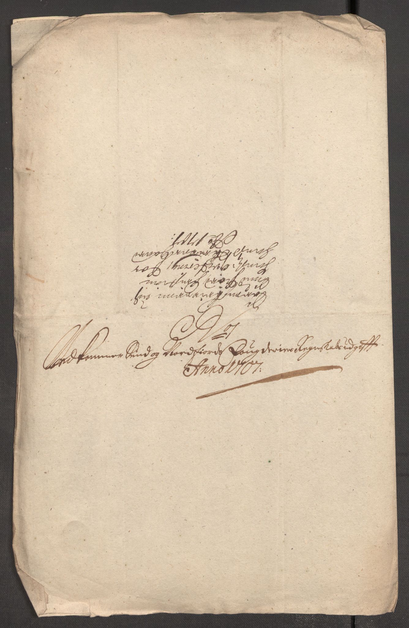 Rentekammeret inntil 1814, Reviderte regnskaper, Fogderegnskap, RA/EA-4092/R53/L3430: Fogderegnskap Sunn- og Nordfjord, 1706-1707, p. 359