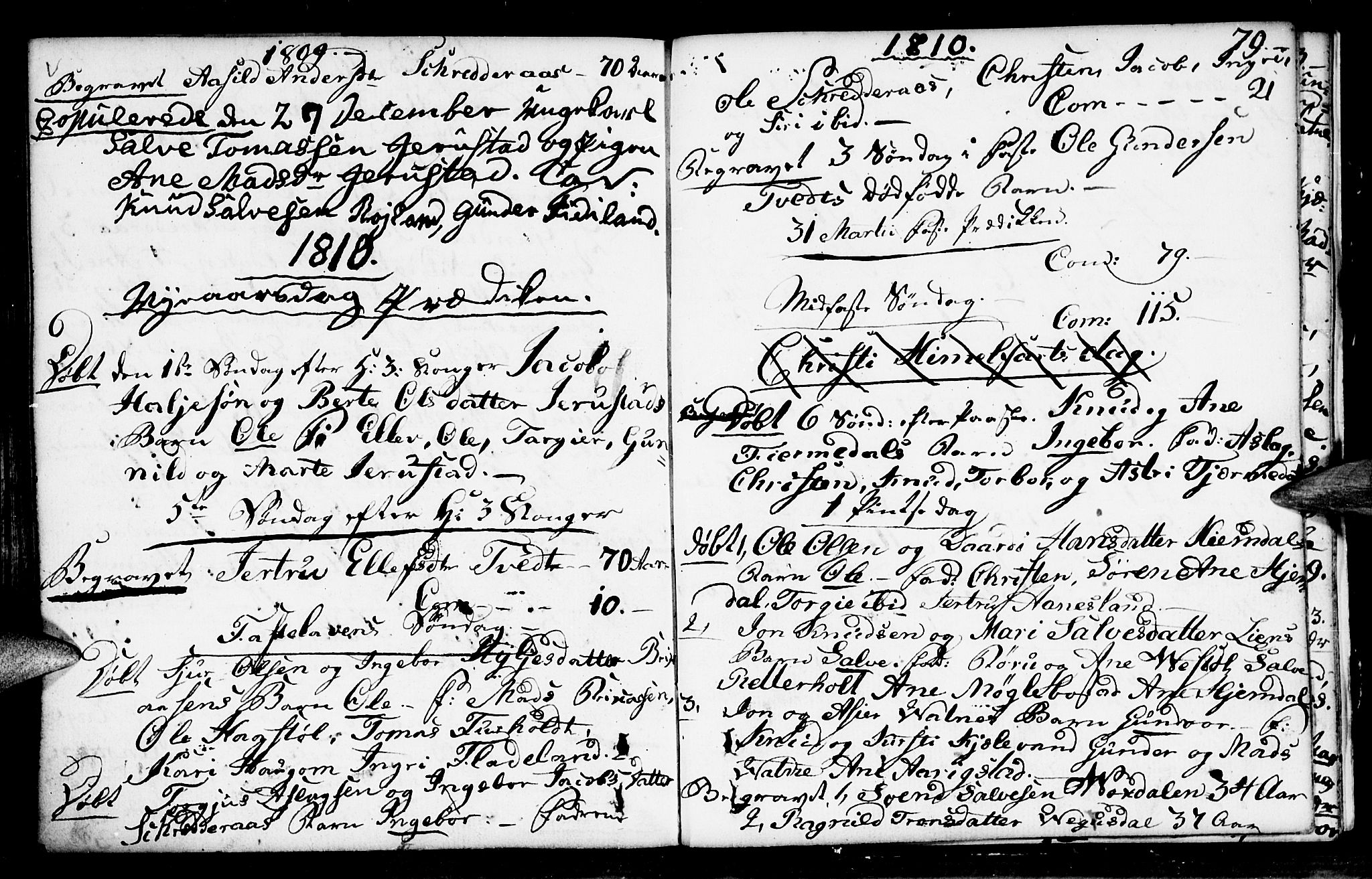 Herefoss sokneprestkontor, SAK/1111-0019/F/Fa/Fab/L0002: Parish register (official) no. A 2, 1780-1816, p. 79
