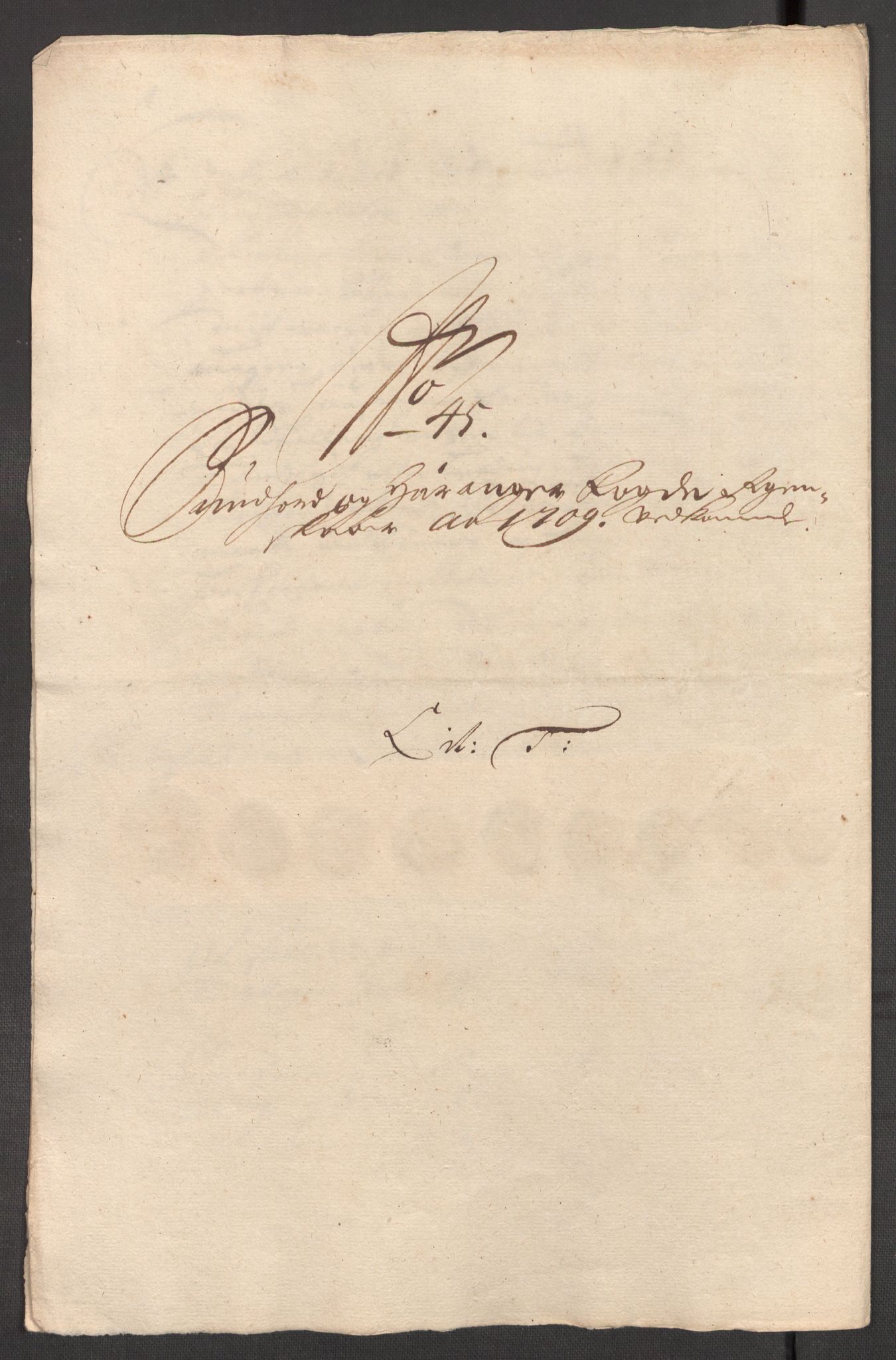 Rentekammeret inntil 1814, Reviderte regnskaper, Fogderegnskap, AV/RA-EA-4092/R48/L2986: Fogderegnskap Sunnhordland og Hardanger, 1709-1710, p. 244