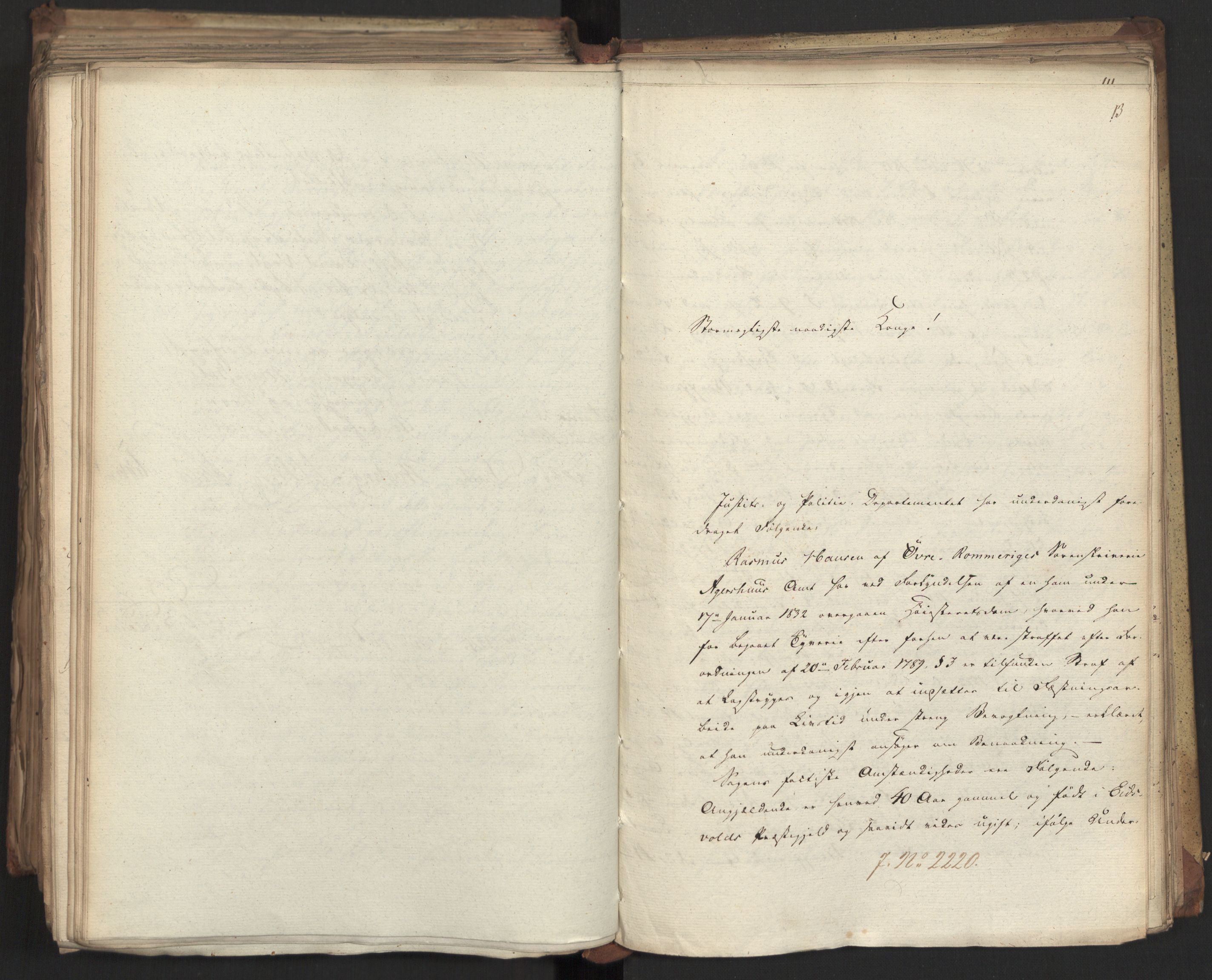 Statsrådsavdelingen i Stockholm, AV/RA-S-1003/D/Da/L0077: Regjeringsinnstillinger nr. 2100-2259, 1832, p. 457