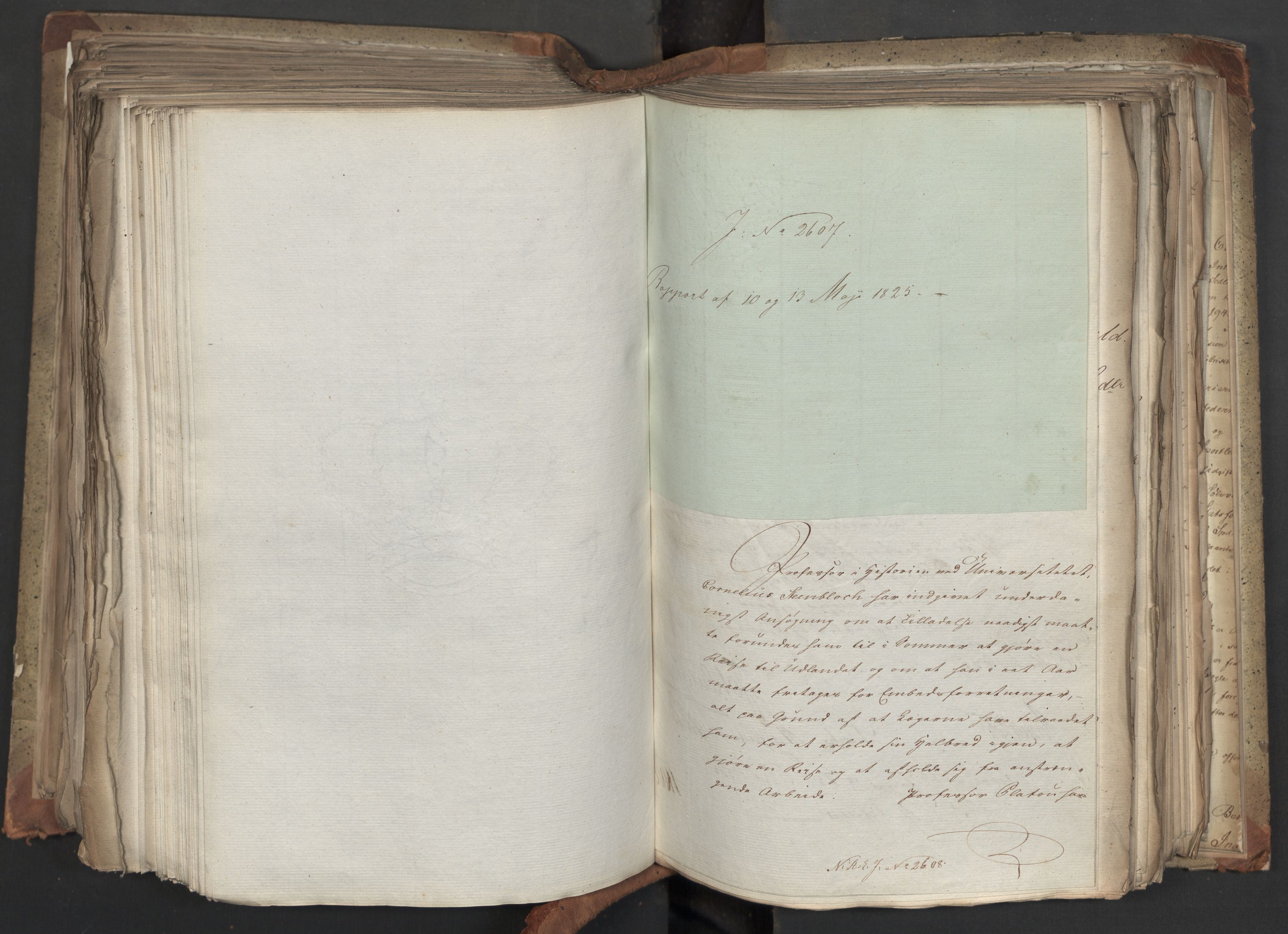 Statsrådsavdelingen i Stockholm, AV/RA-S-1003/D/Da/L0042: Regjeringsinnstillinger nr. 2467-2705, 1825, p. 405