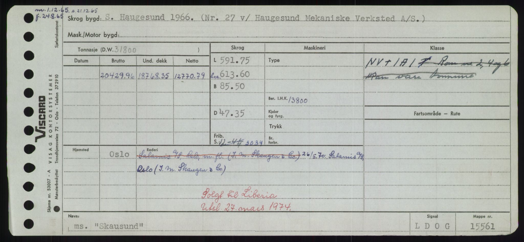 Sjøfartsdirektoratet med forløpere, Skipsmålingen, AV/RA-S-1627/H/Hd/L0034: Fartøy, Sk-Slå, p. 143