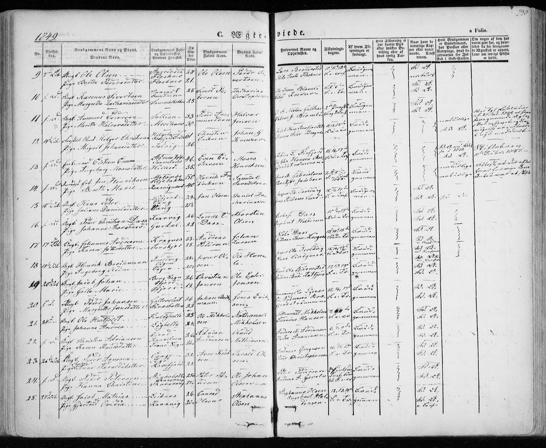 Lenvik sokneprestembete, AV/SATØ-S-1310/H/Ha/Haa/L0006kirke: Parish register (official) no. 6, 1845-1854, p. 230