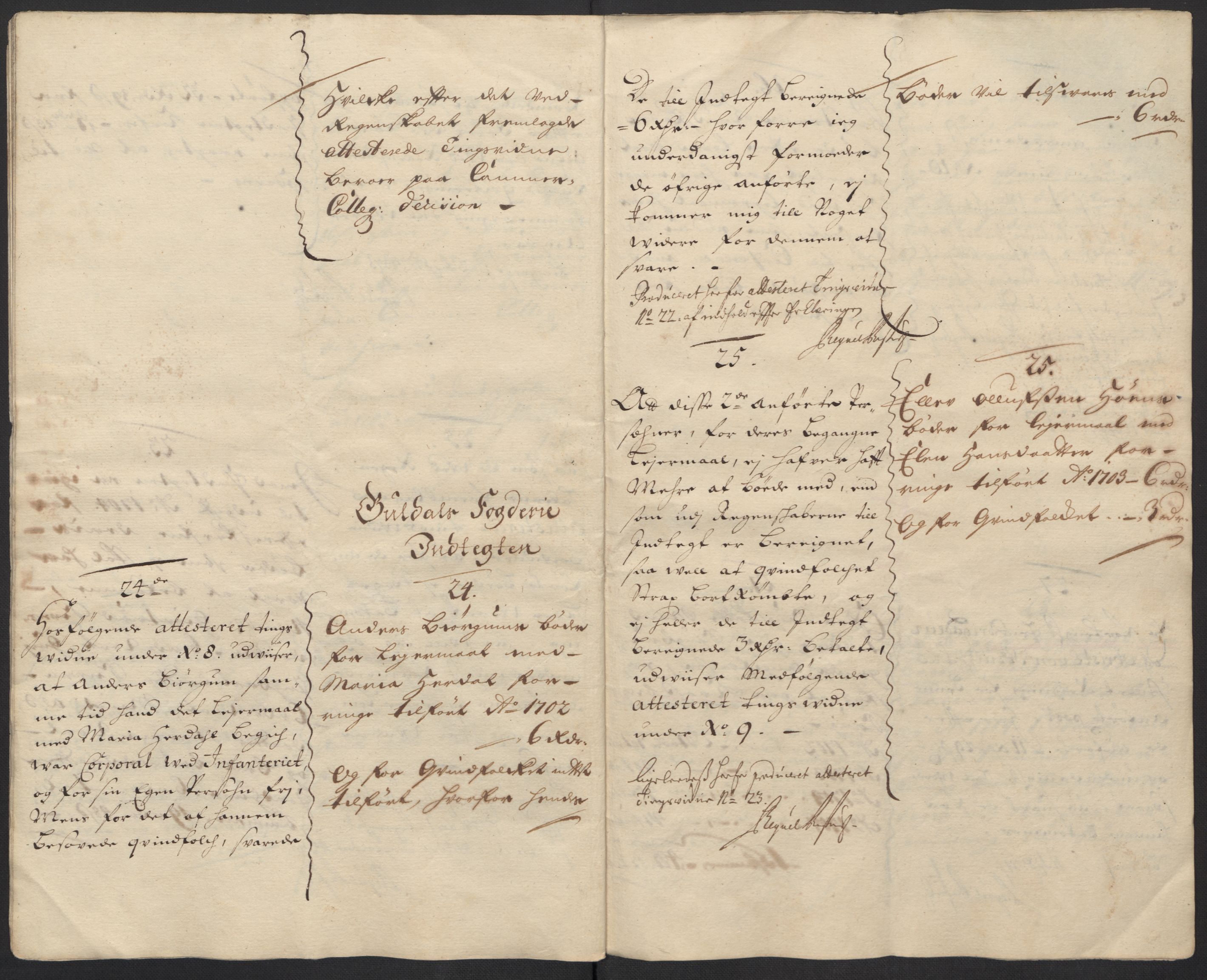 Rentekammeret inntil 1814, Reviderte regnskaper, Fogderegnskap, RA/EA-4092/R60/L3955: Fogderegnskap Orkdal og Gauldal, 1705, p. 473