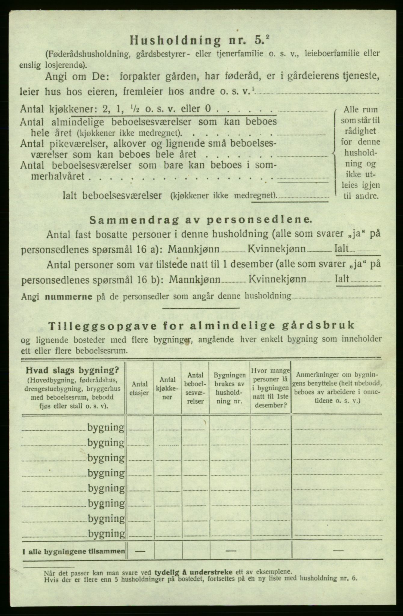 SAB, 1920 census for Strandebarm, 1920, p. 1040