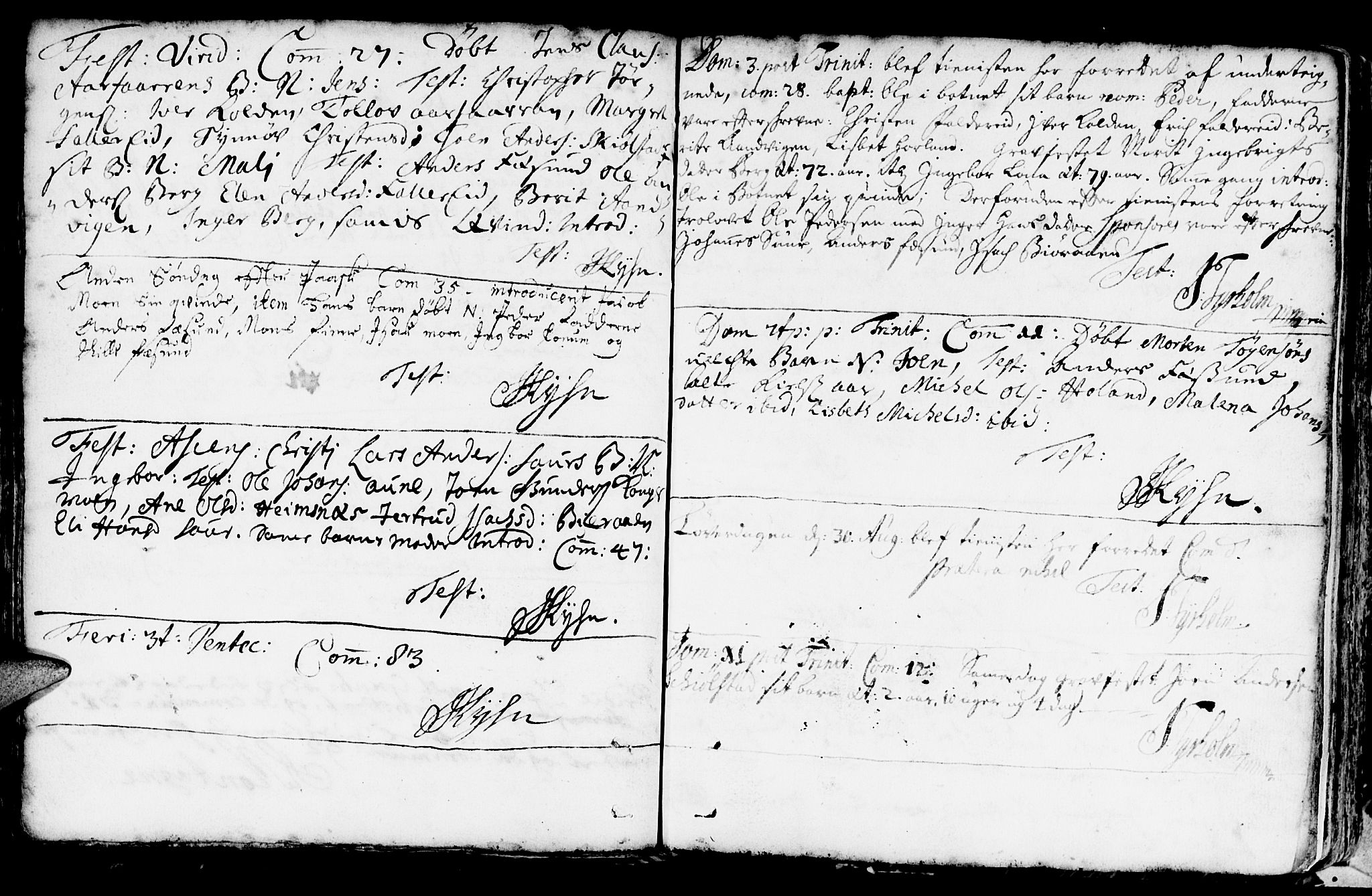 Ministerialprotokoller, klokkerbøker og fødselsregistre - Nord-Trøndelag, SAT/A-1458/783/L0659: Parish register (official) no. 783A01, 1689-1814