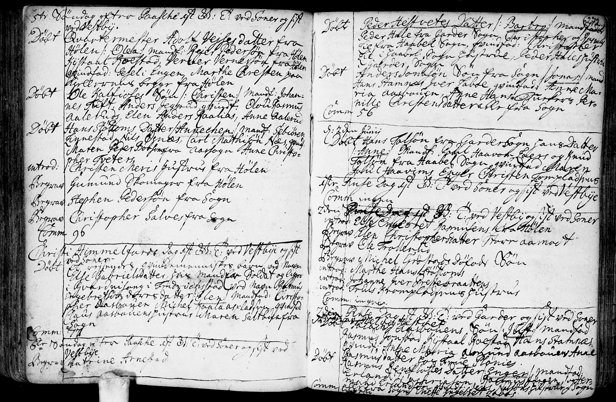 Vestby prestekontor Kirkebøker, AV/SAO-A-10893/F/Fa/L0001.b: Parish register (official) no. I 1B, 1714-1759, p. 272