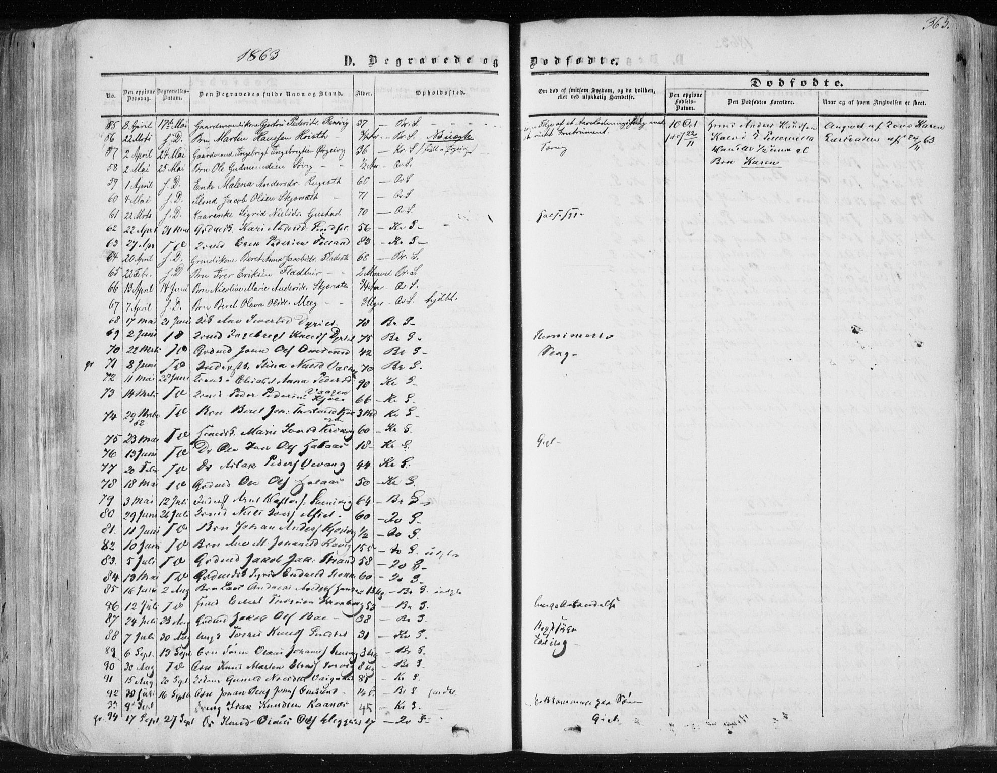 Ministerialprotokoller, klokkerbøker og fødselsregistre - Møre og Romsdal, AV/SAT-A-1454/568/L0804: Parish register (official) no. 568A11, 1854-1868, p. 365