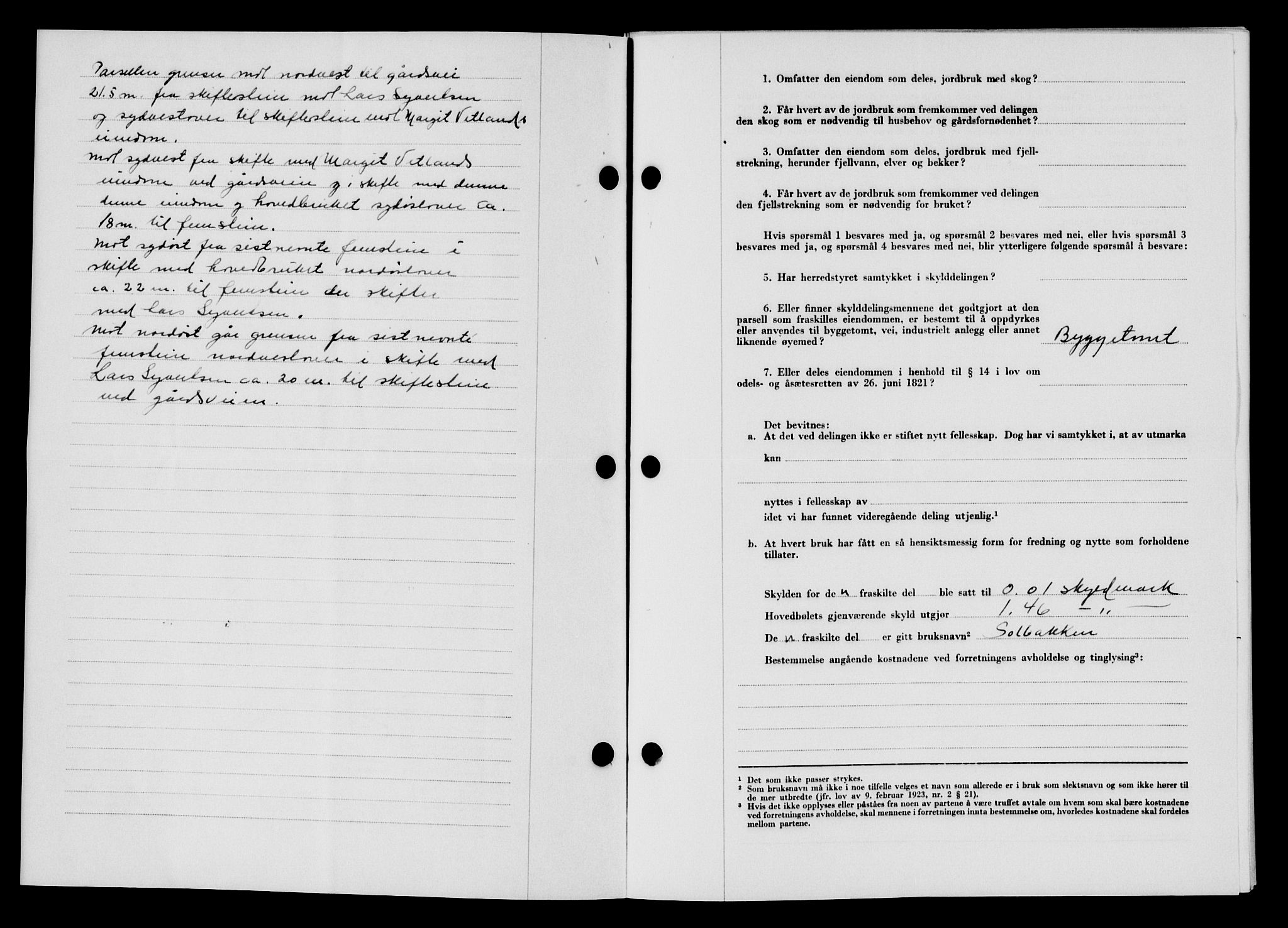 Lyngdal sorenskriveri, AV/SAK-1221-0004/G/Gb/L0676: Mortgage book no. A XXII, 1957-1957, Diary no: : 541/1957