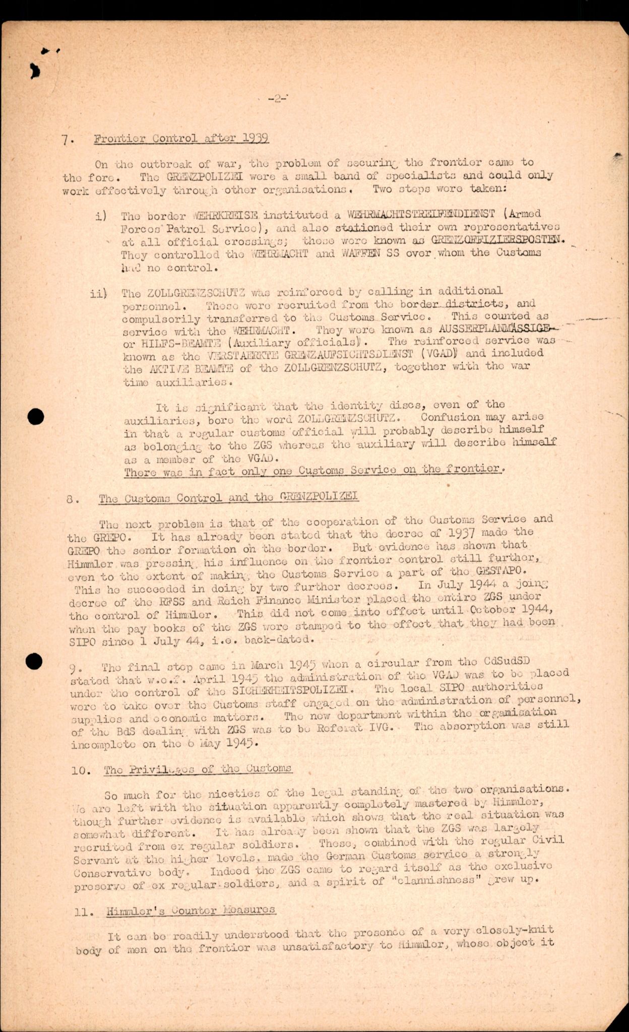 Forsvarets Overkommando. 2 kontor. Arkiv 11.4. Spredte tyske arkivsaker, AV/RA-RAFA-7031/D/Dar/Darc/L0016: FO.II, 1945, p. 1093