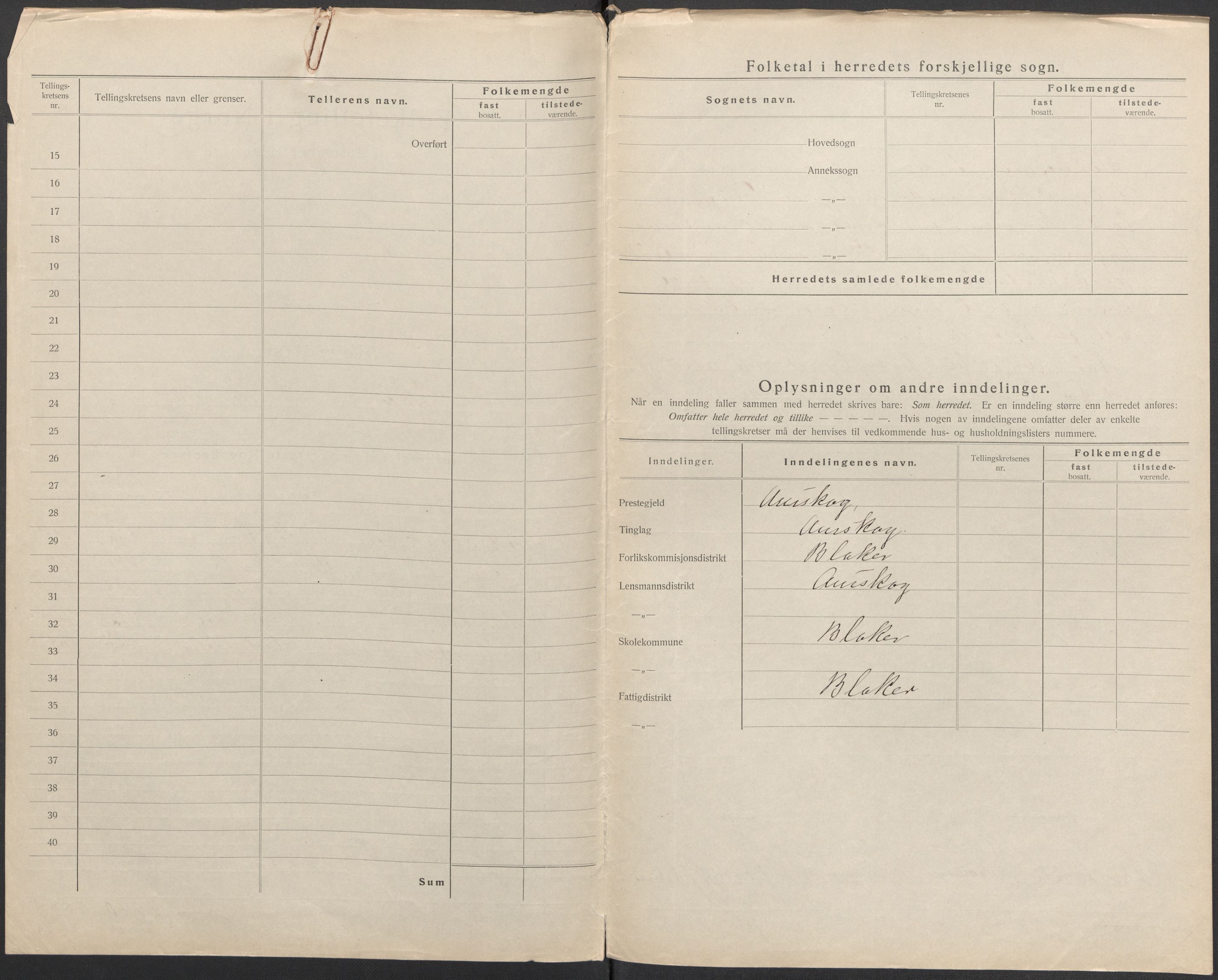 SAO, 1920 census for Blaker, 1920, p. 3