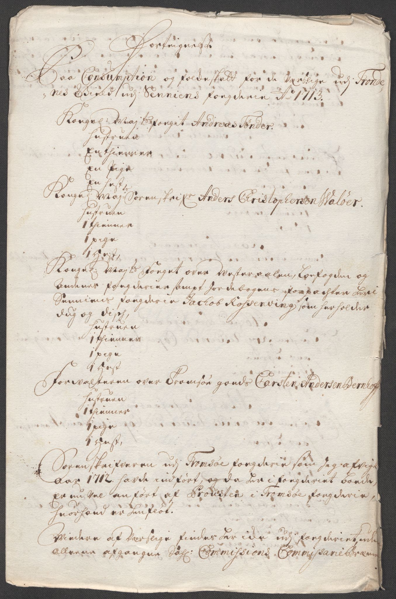 Rentekammeret inntil 1814, Reviderte regnskaper, Fogderegnskap, AV/RA-EA-4092/R68/L4759: Fogderegnskap Senja og Troms, 1713, p. 88