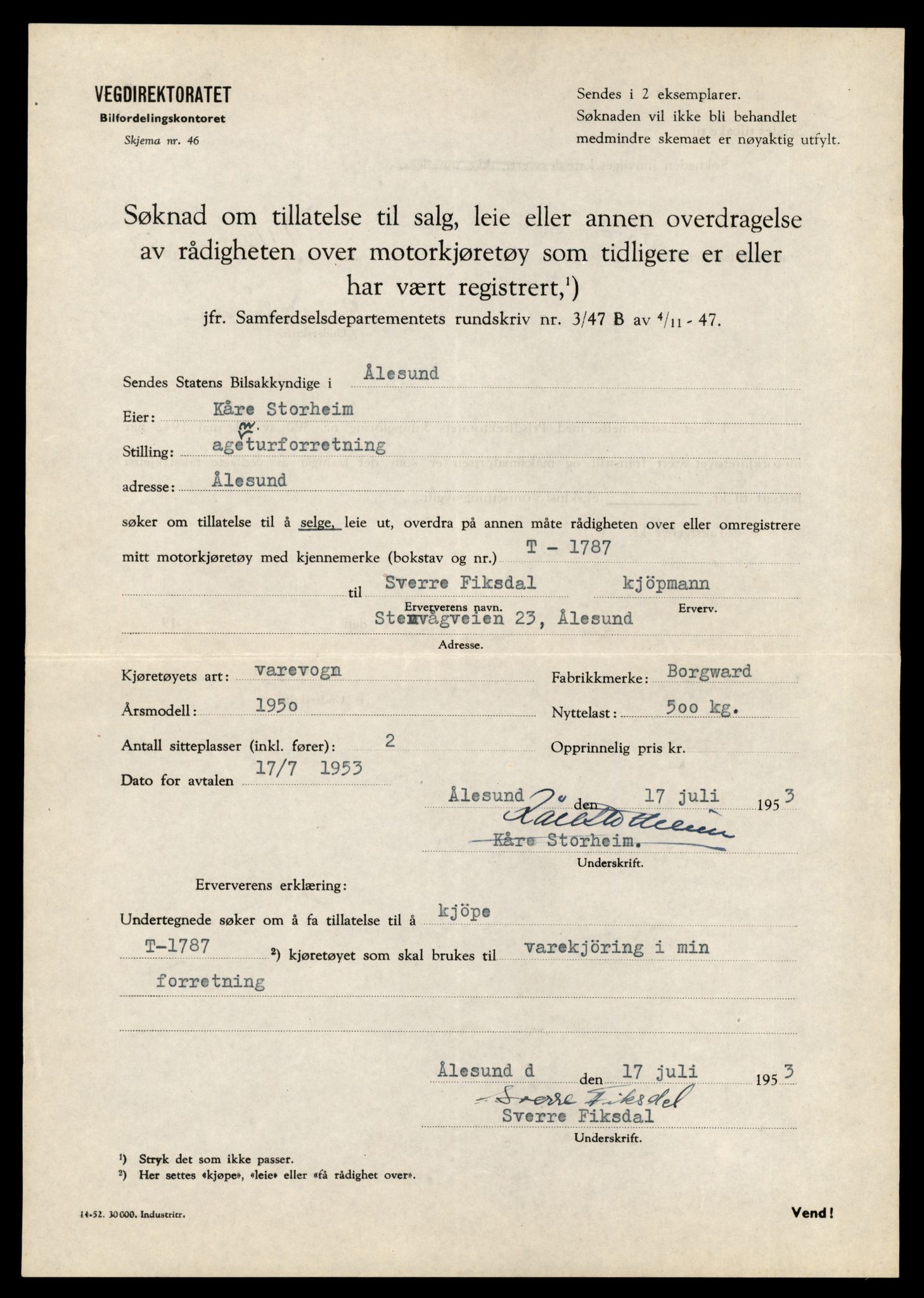 Møre og Romsdal vegkontor - Ålesund trafikkstasjon, AV/SAT-A-4099/F/Fe/L0015: Registreringskort for kjøretøy T 1700 - T 1850, 1927-1998, p. 1797