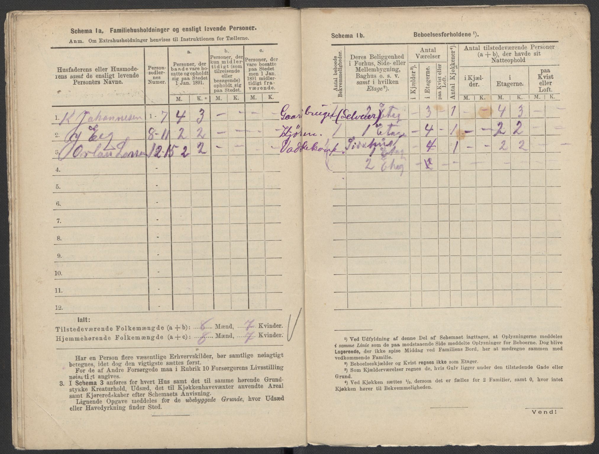 RA, 1891 Census for 1301 Bergen, 1891, p. 2489