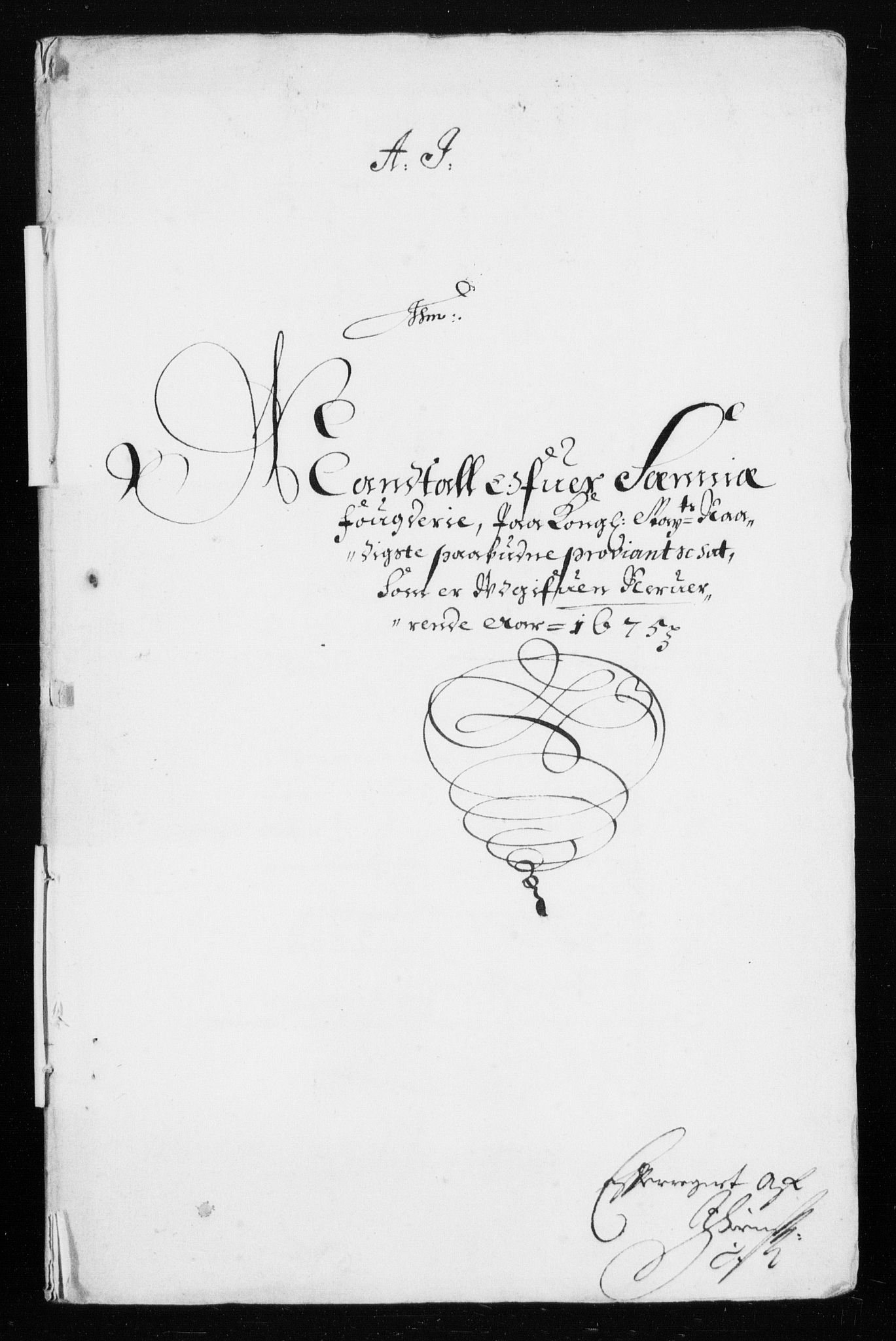 Rentekammeret inntil 1814, Reviderte regnskaper, Stiftamtstueregnskaper, Trondheim stiftamt og Nordland amt, RA/EA-6044/R/Rh/L0005: Nordland amt, 1675