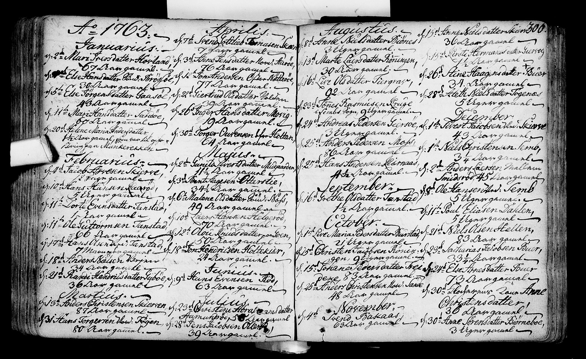 Nøtterøy kirkebøker, SAKO/A-354/F/Fa/L0002: Parish register (official) no. I 2, 1738-1790, p. 306