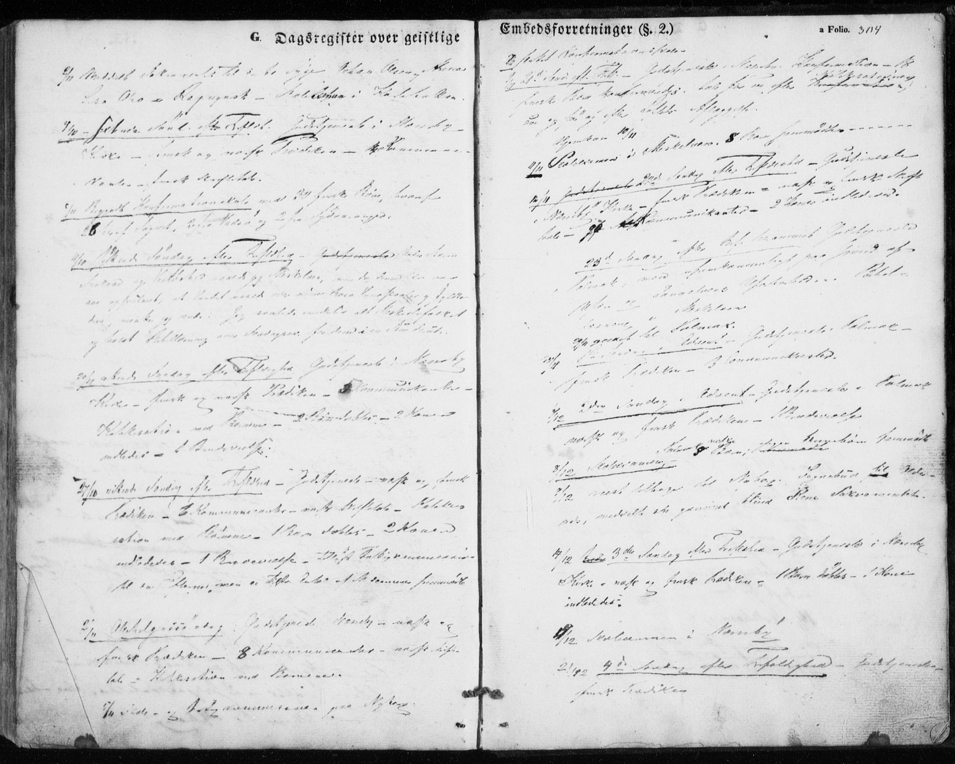 Nesseby sokneprestkontor, SATØ/S-1330/H/Ha/L0002kirke: Parish register (official) no. 2, 1856-1864, p. 304