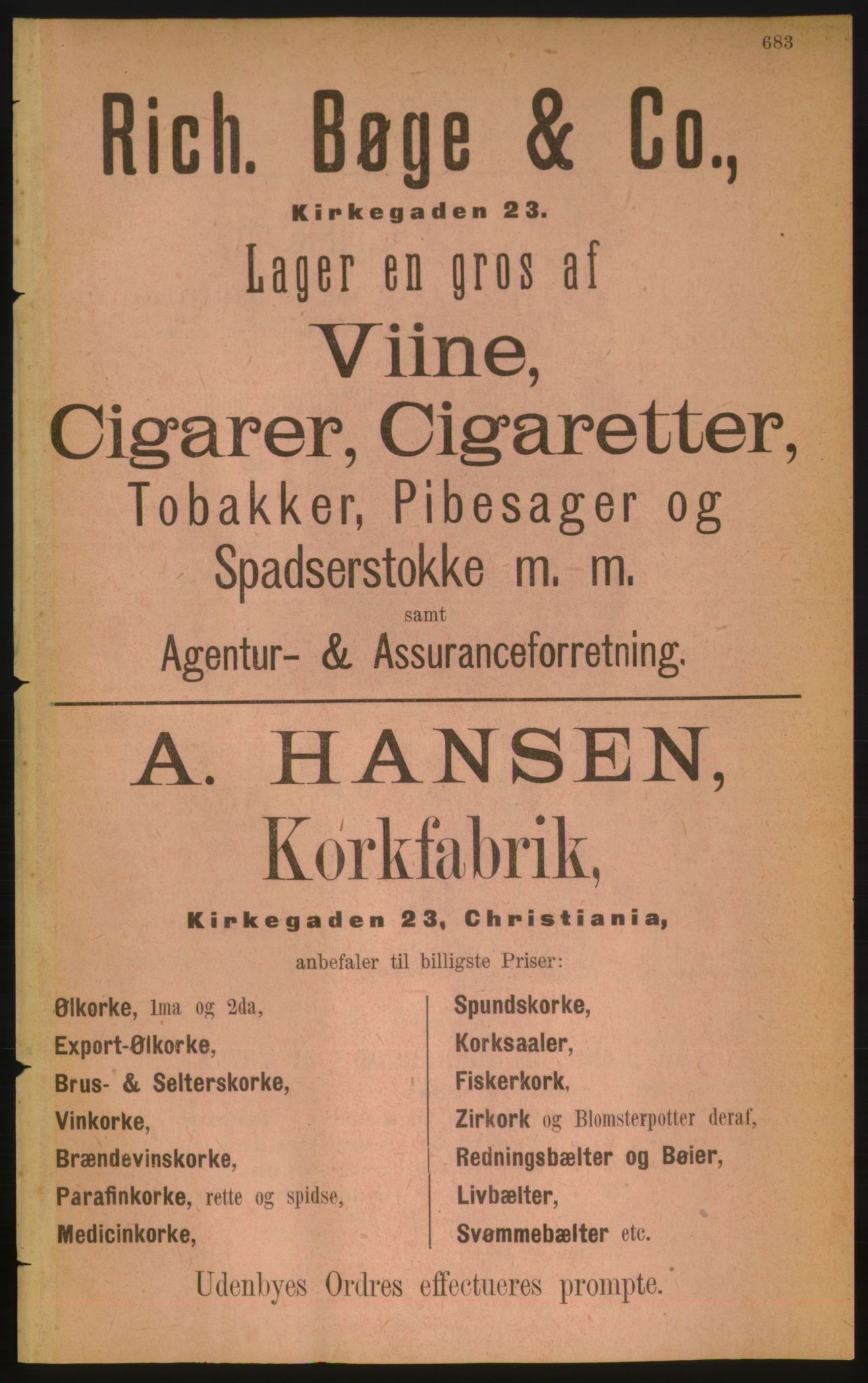 Kristiania/Oslo adressebok, PUBL/-, 1889, p. 683