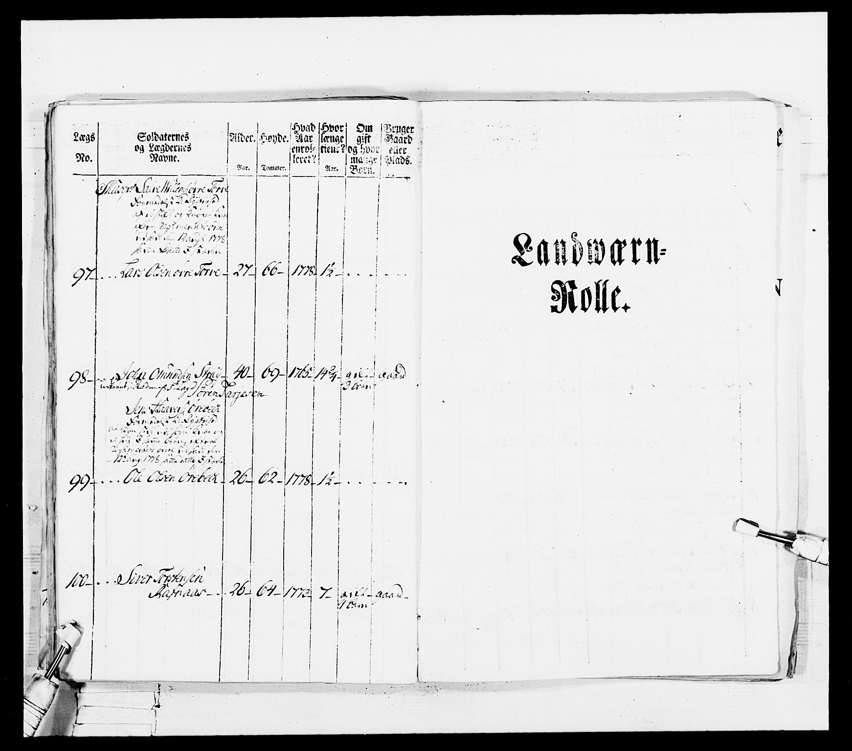 Generalitets- og kommissariatskollegiet, Det kongelige norske kommissariatskollegium, AV/RA-EA-5420/E/Eh/L0102: 1. Vesterlenske nasjonale infanteriregiment, 1778-1780, p. 194