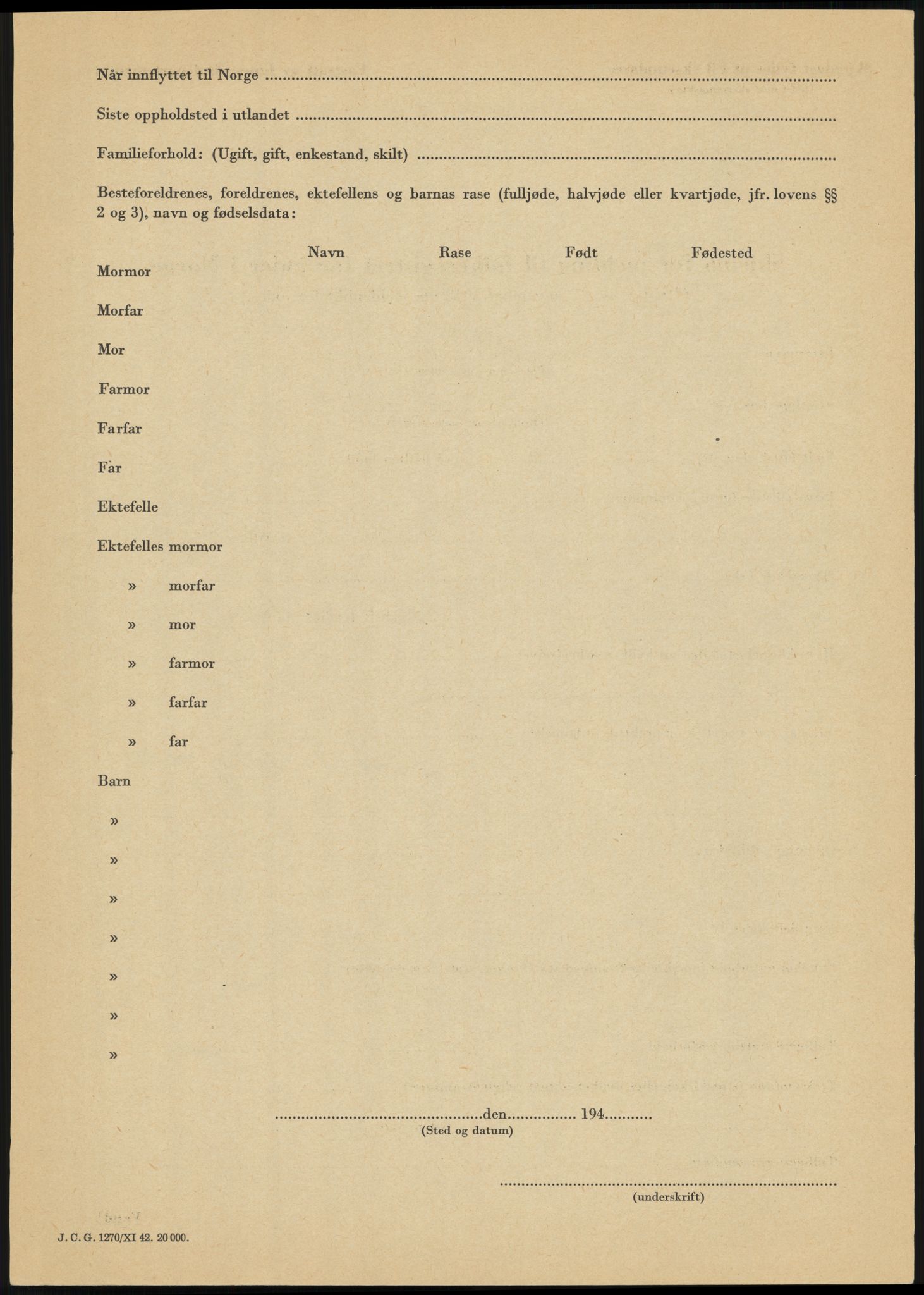 Stavanger likningskontor og  folkeregister, AV/SAST-A-100160/K/Kb/Kbf/L0074: Hovedregisterkort - omskrevne kort, kvinner og menn - Østbø, M - Øvrev, adopsjoner 1950-64, skjema for melding til folkereg. for jøder i Norge 1942-43., 1916-1965, p. 514