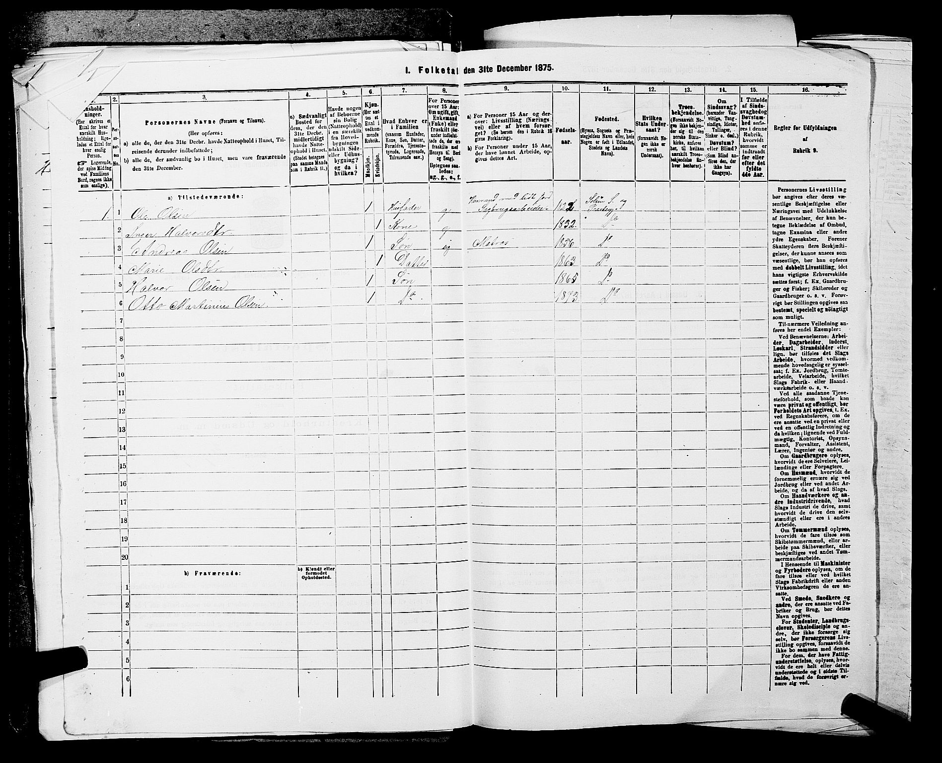 SAKO, 1875 census for 0818P Solum, 1875, p. 269