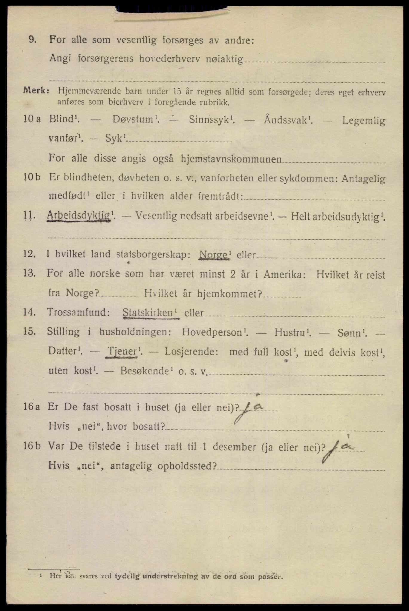 SAKO, 1920 census for Skien, 1920, p. 24803