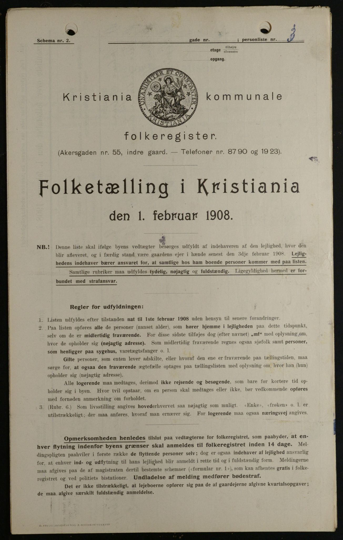 OBA, Municipal Census 1908 for Kristiania, 1908, p. 30861