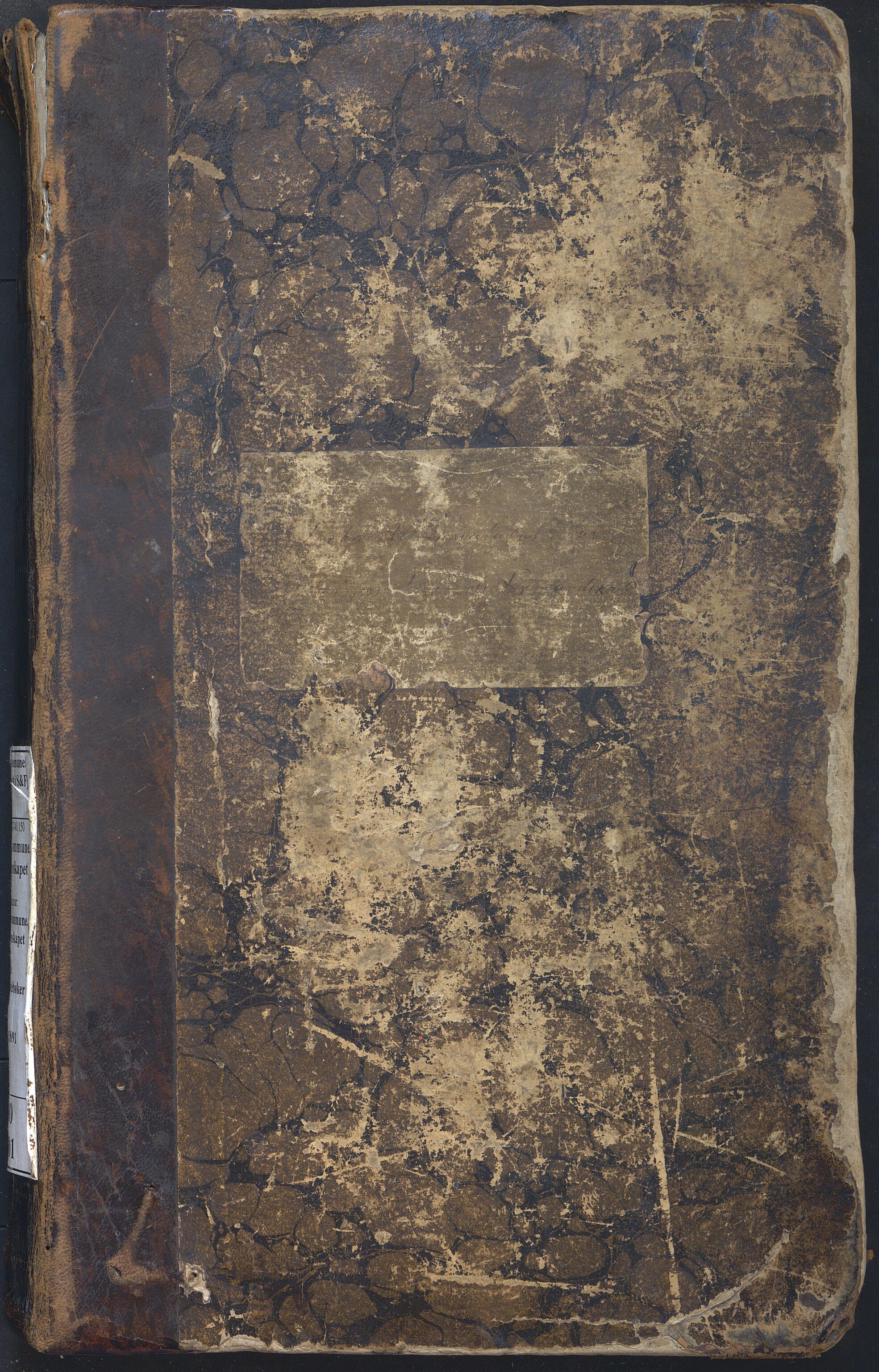 Vevring kommune. Formannskapet, VLFK/K-14340.150/100/L0001: møtebok for kommunestyret og formannskapet i Vevring kommune, 1838-1891