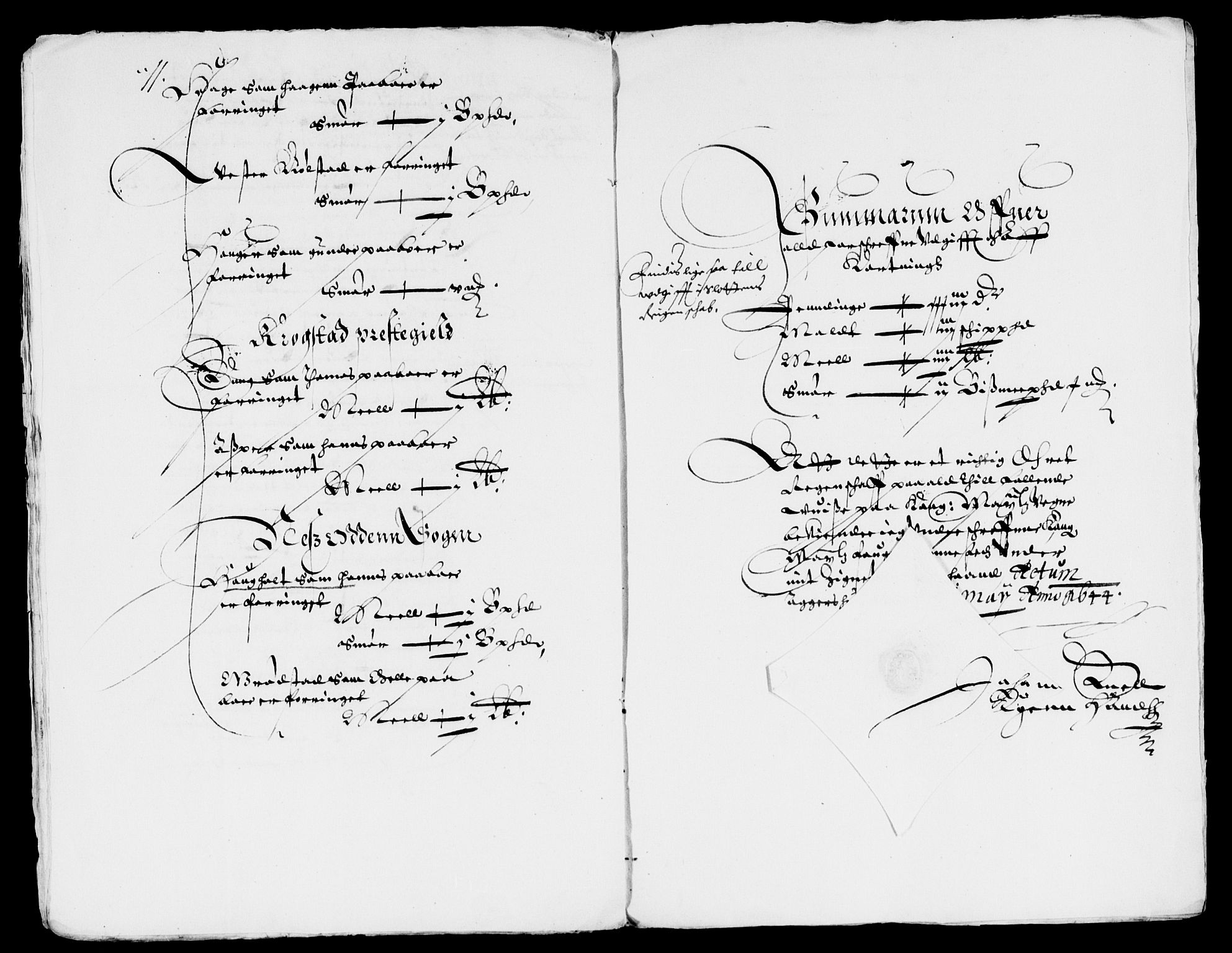Rentekammeret inntil 1814, Reviderte regnskaper, Lensregnskaper, AV/RA-EA-5023/R/Rb/Rba/L0170: Akershus len, 1642-1644