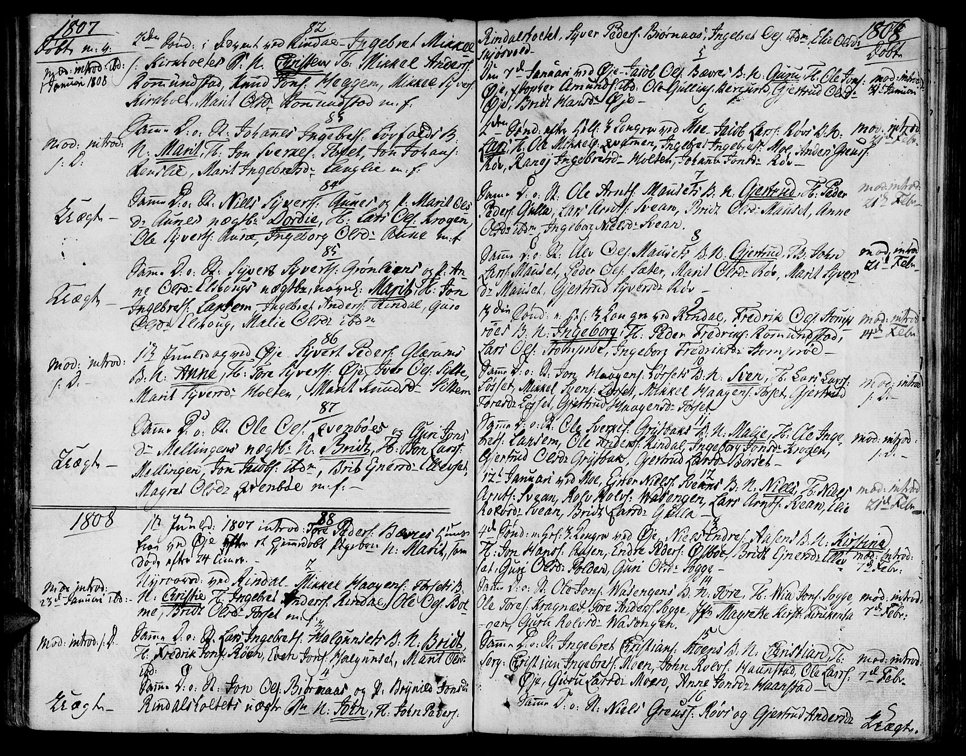 Ministerialprotokoller, klokkerbøker og fødselsregistre - Møre og Romsdal, SAT/A-1454/595/L1040: Parish register (official) no. 595A02, 1797-1819, p. 76