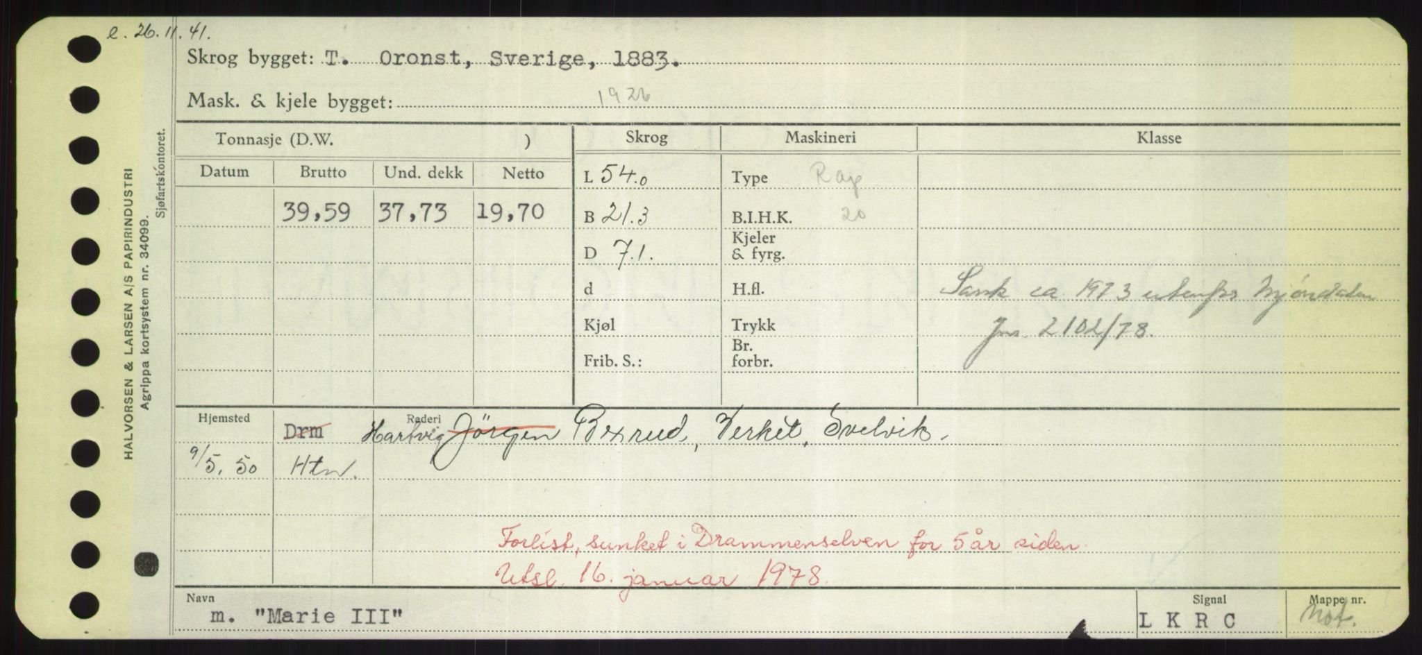 Sjøfartsdirektoratet med forløpere, Skipsmålingen, AV/RA-S-1627/H/Hd/L0024: Fartøy, M-Mim, p. 251