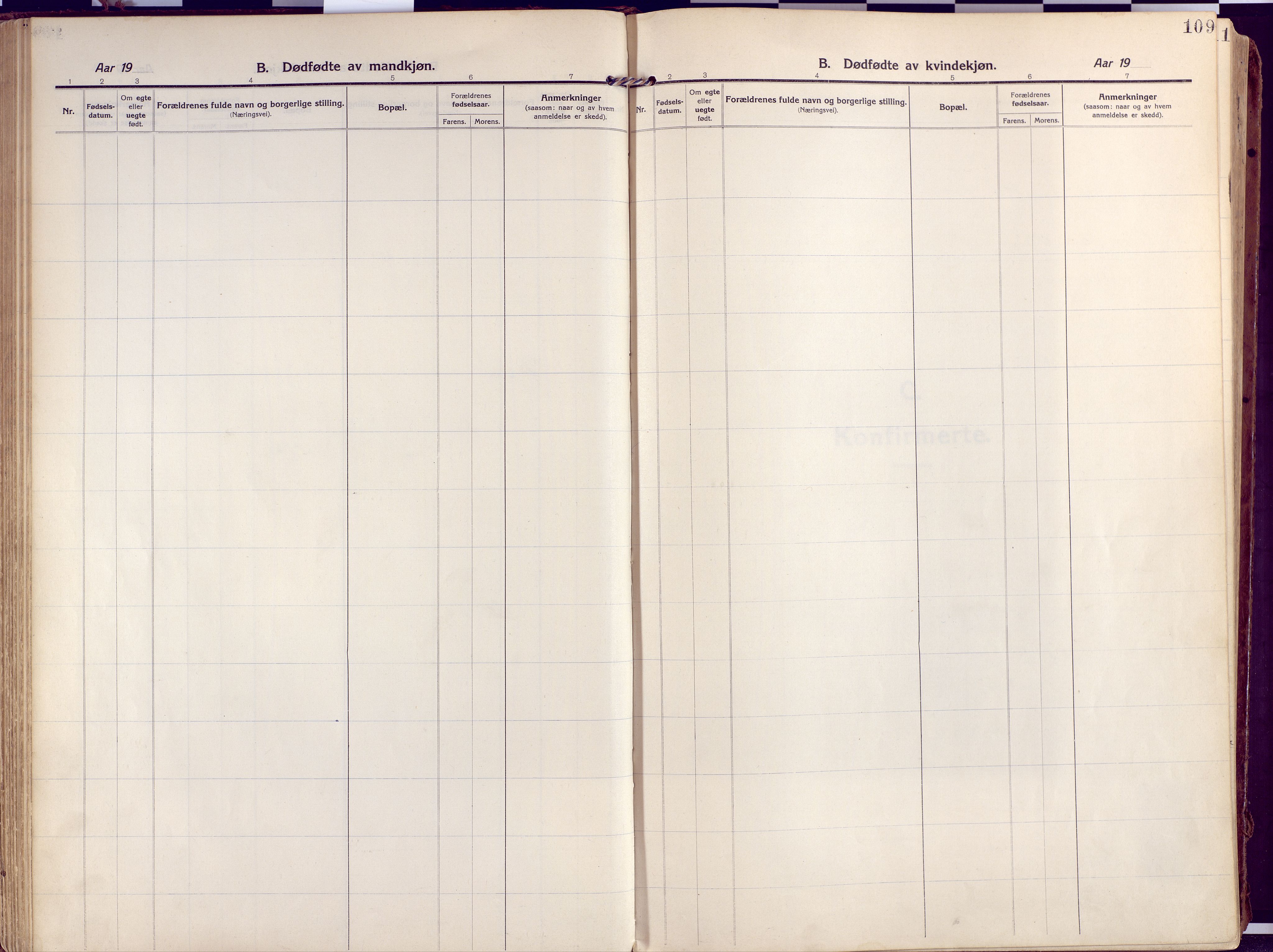 Salangen sokneprestembete, SATØ/S-1324/H/Ha/L0004kirke: Parish register (official) no. 4, 1912-1927, p. 109