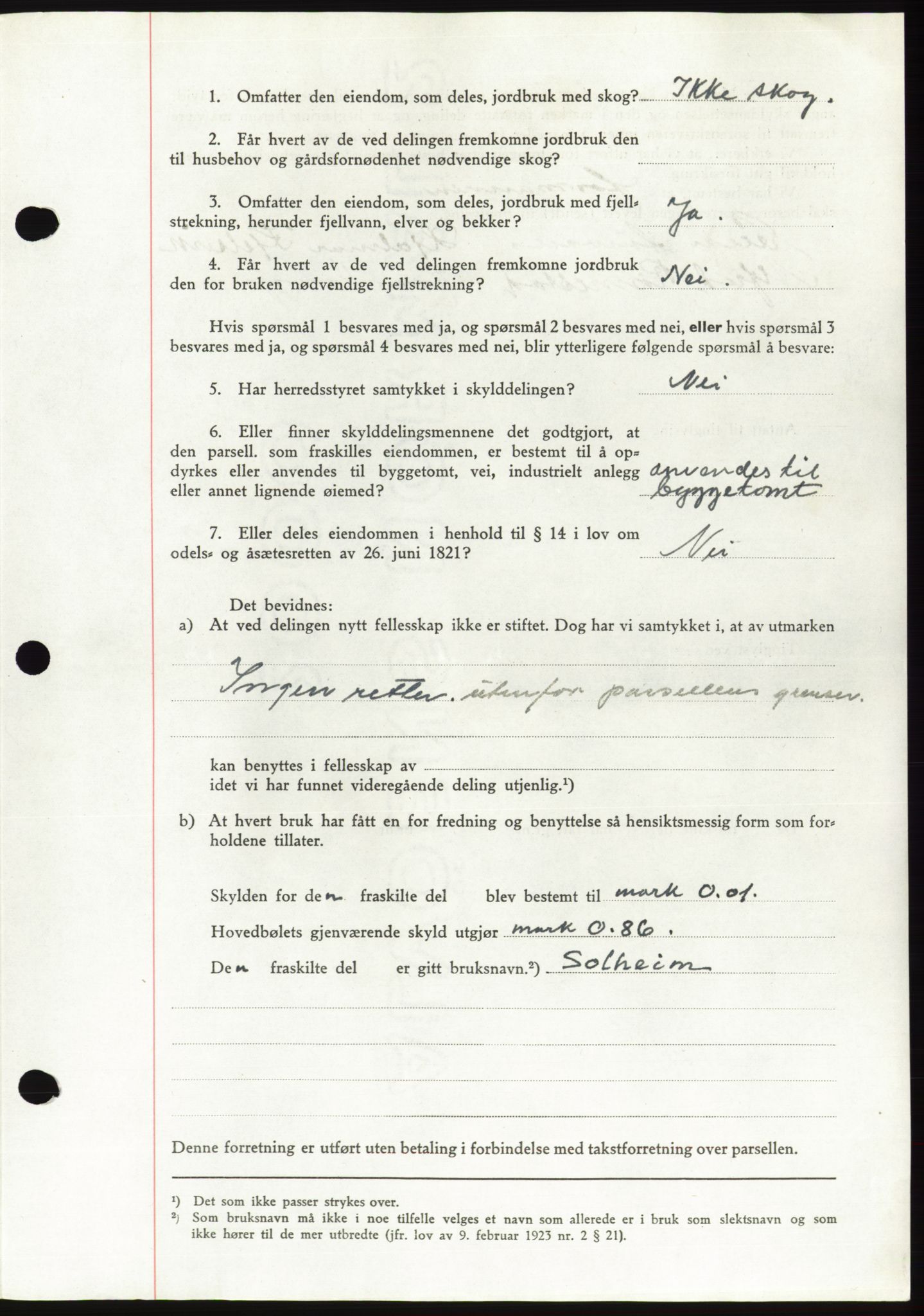 Søre Sunnmøre sorenskriveri, SAT/A-4122/1/2/2C/L0081: Mortgage book no. 7A, 1947-1948, Diary no: : 2/1948