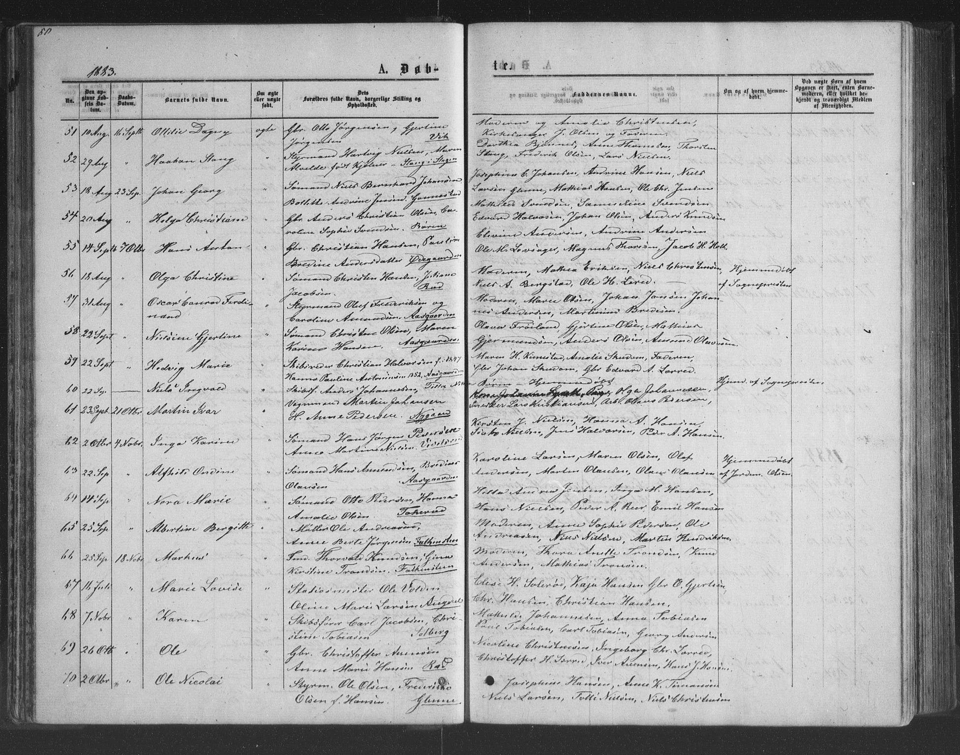 Borre kirkebøker, AV/SAKO-A-338/G/Ga/L0003: Parish register (copy) no. I 3, 1871-1892, p. 50