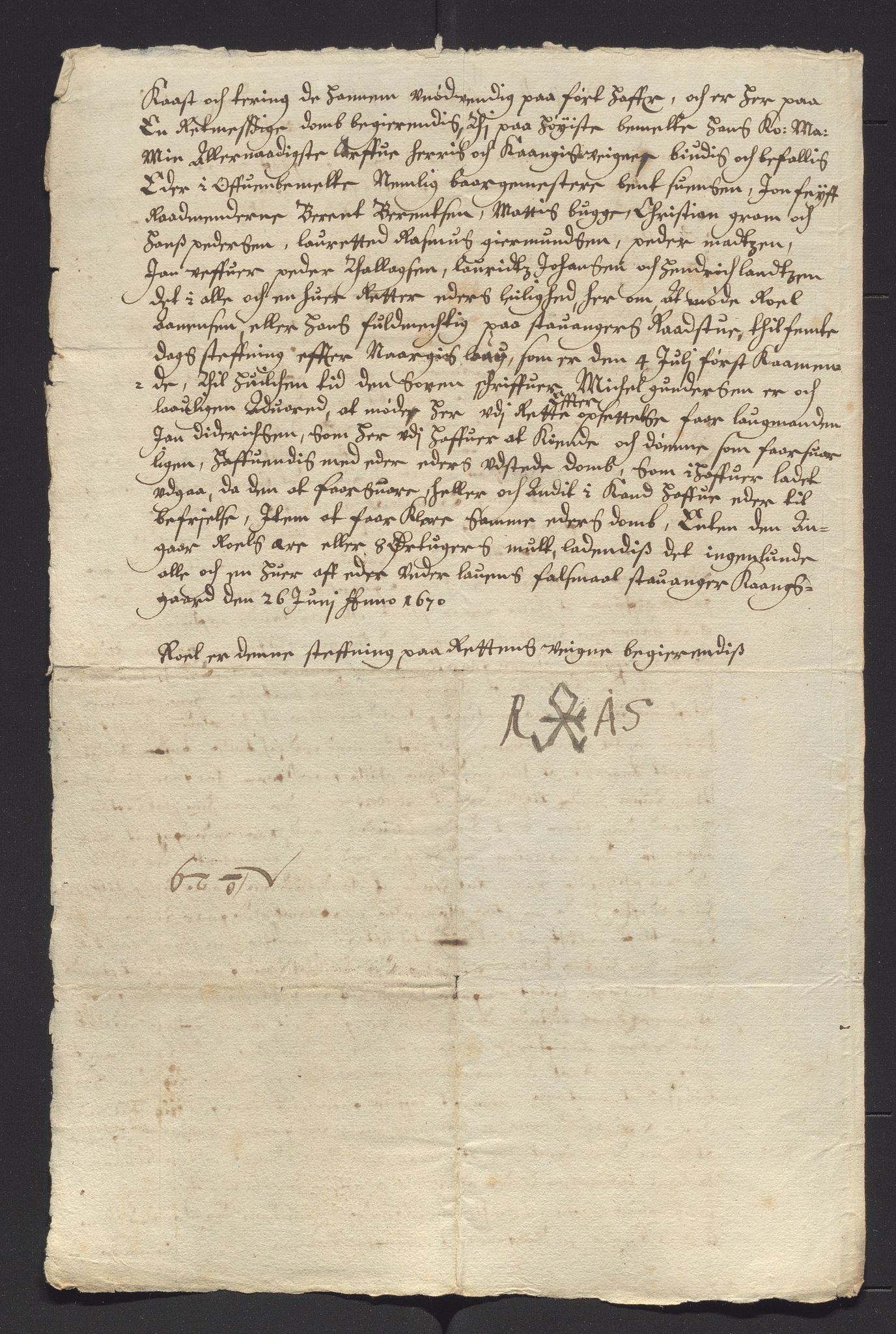 Stavanger len, AV/SAST-A-101870/Ob/L0041: Diverse, 1667-1670, p. 321