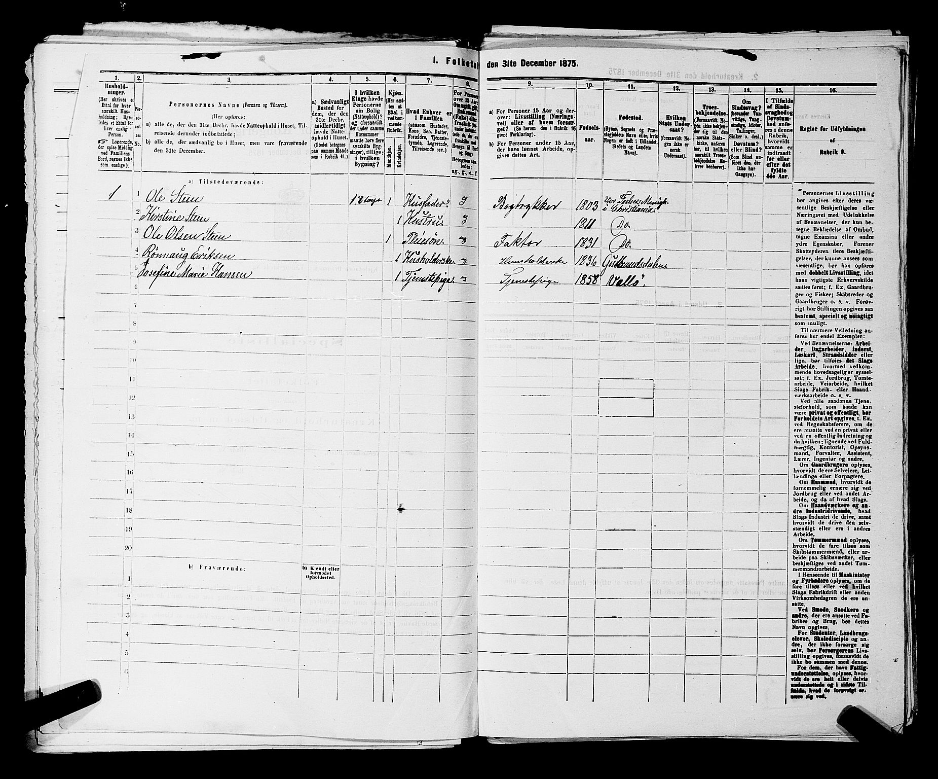 SAKO, 1875 census for 0602 Drammen, 1875, p. 1557