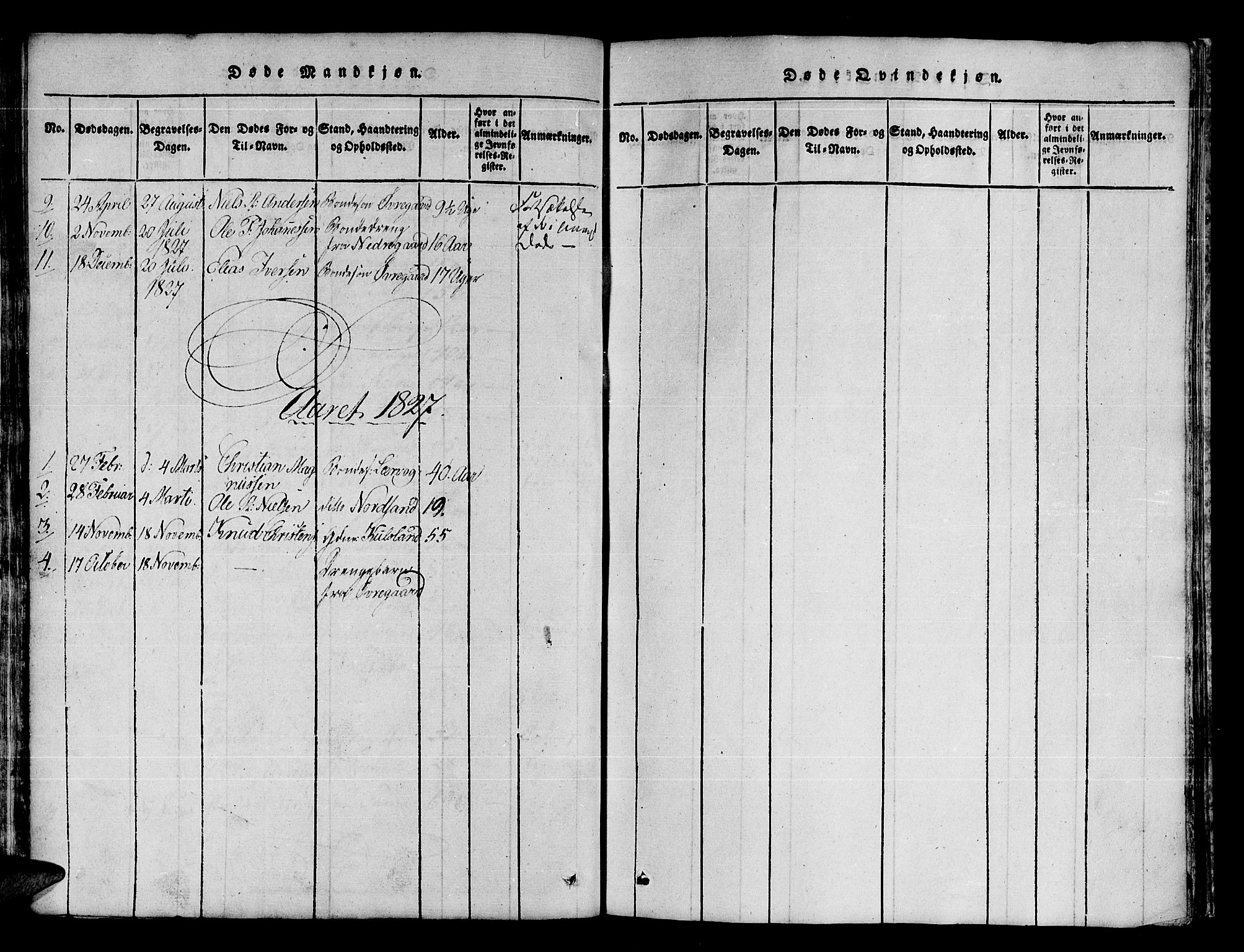 Trondenes sokneprestkontor, SATØ/S-1319/H/Ha/L0006kirke: Parish register (official) no. 6, 1821-1827