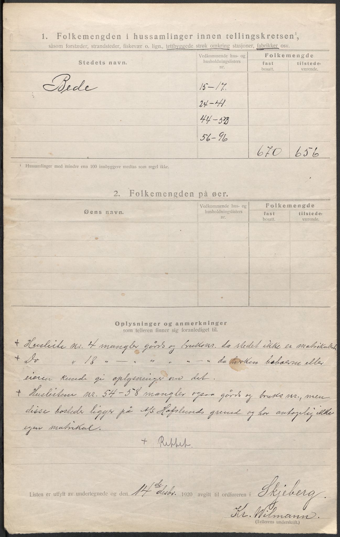 SAO, 1920 census for Skjeberg, 1920, p. 58